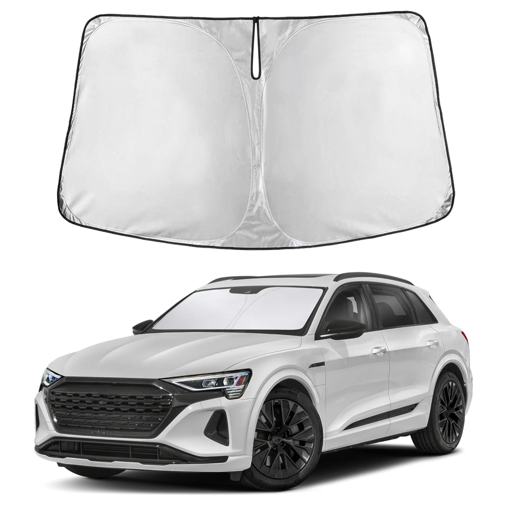 EcoNour RV Windshield Sunshade | Reflective RV Windshield Cover for UV Rays & Heat Protection, Keeps Your RV Motorhome Cool | Shades for RV Fits RVs, Trucks, Motorhomes, Buses | XXXXX-Large 102"x51"