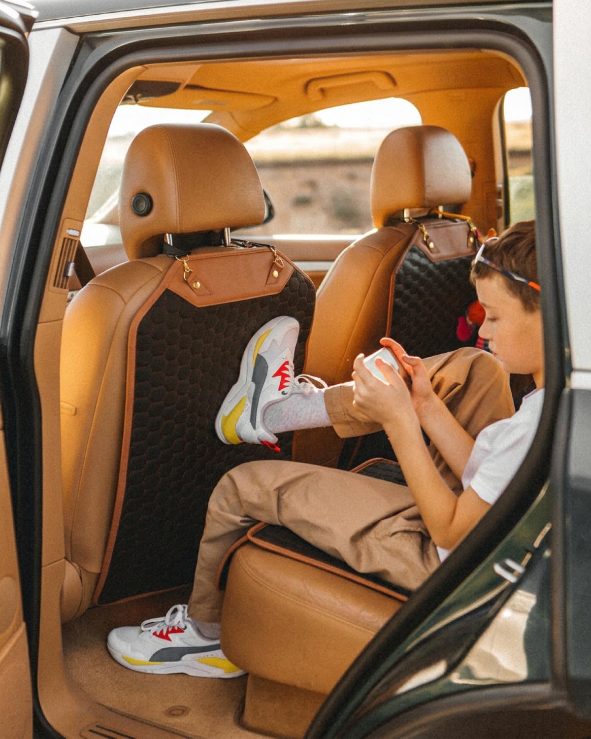 Owleys Waterproof Kick Mat & Back Seat Protector