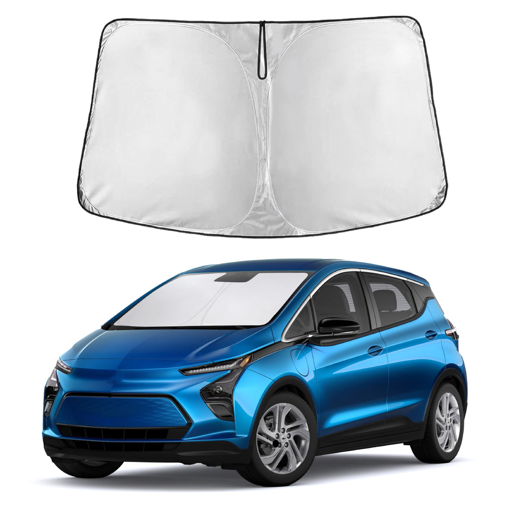 EcoNour RV Windshield Sunshade | Reflective RV Windshield Cover for UV Rays & Heat Protection, Keeps Your RV Motorhome Cool | Shades for RV Fits RVs, Trucks, Motorhomes, Buses | XXXXX-Large 102"x51"