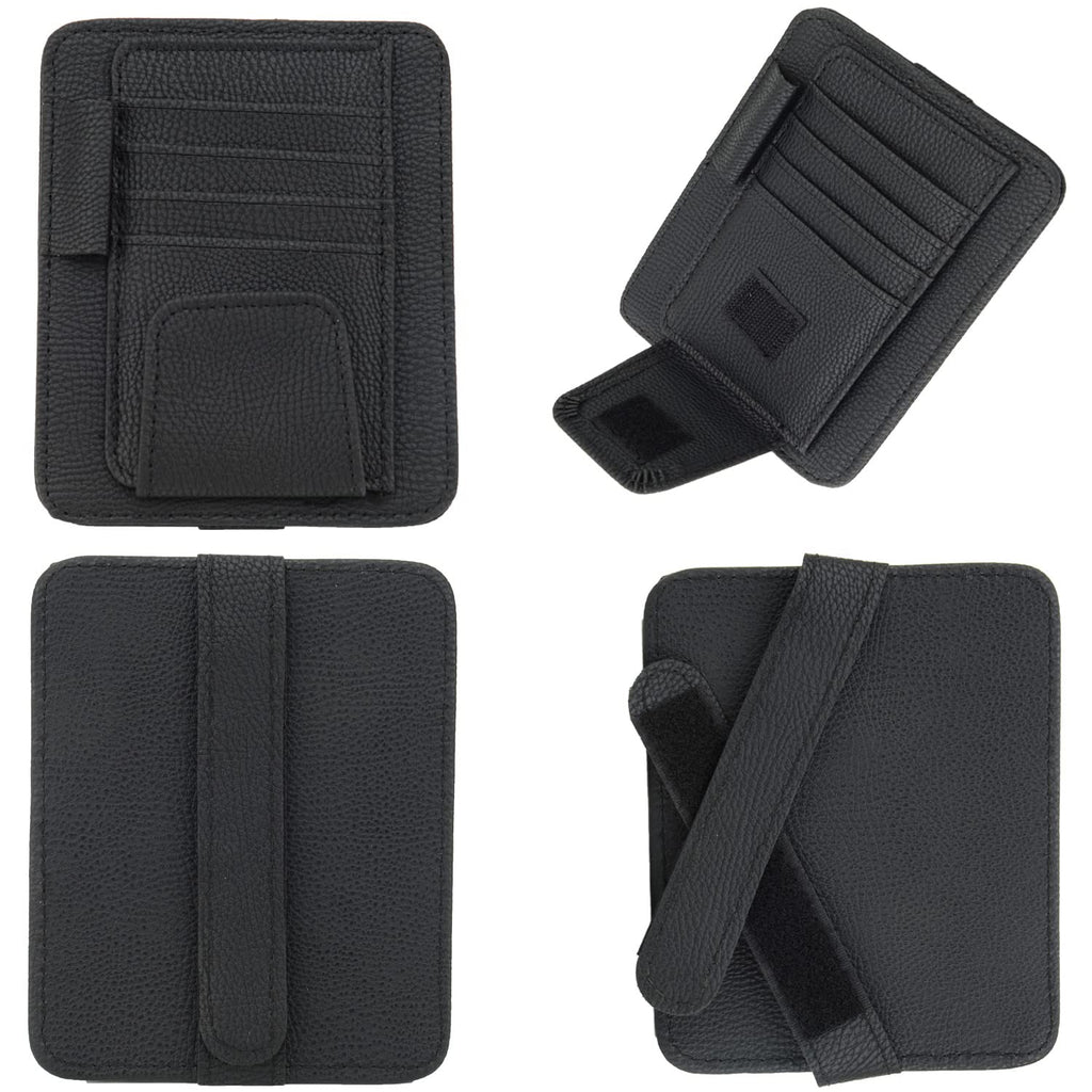Leather Car Sun Visor Organizer & Document Holder