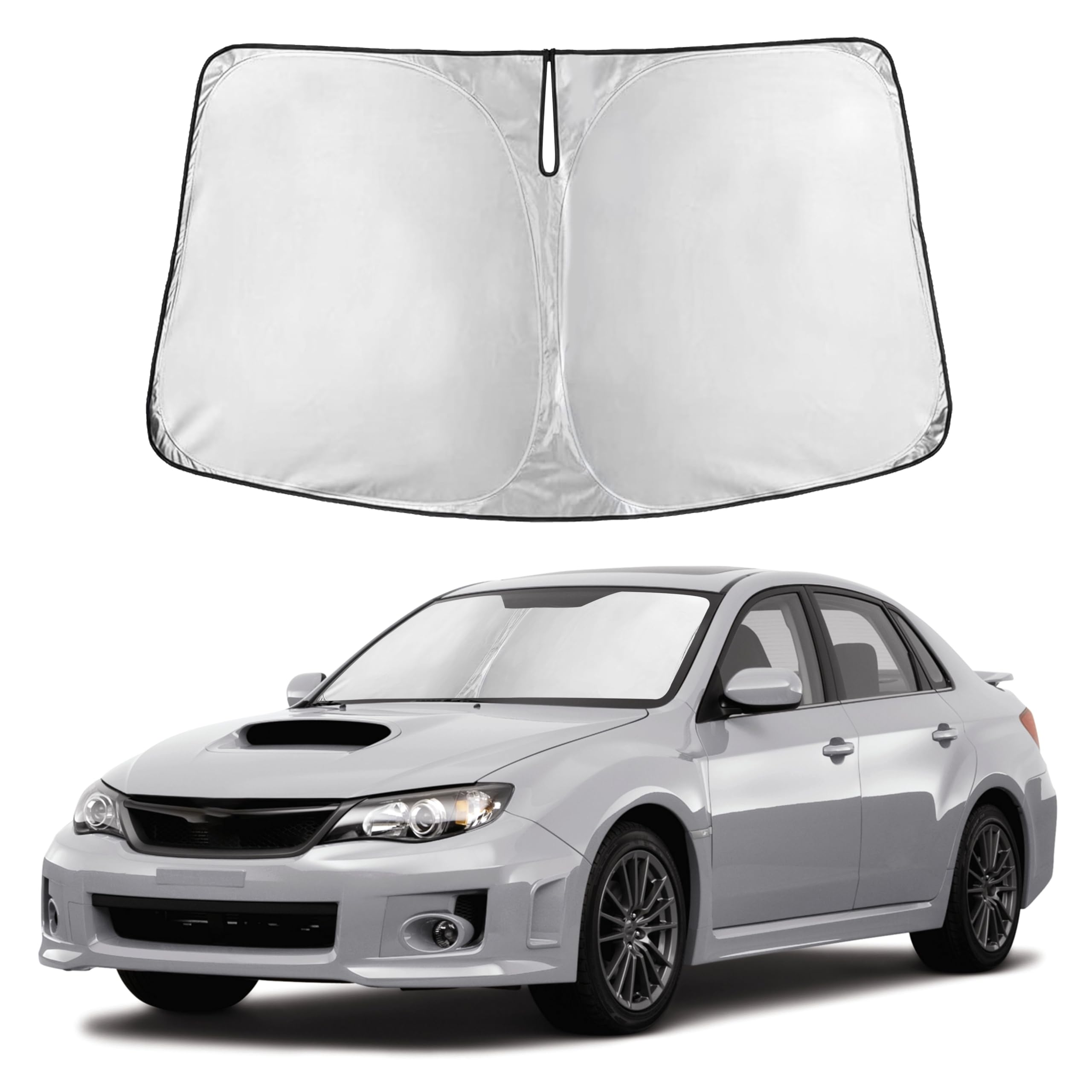 Autovir Windshield Sun Shade, Front car Window Shades Sun Visors