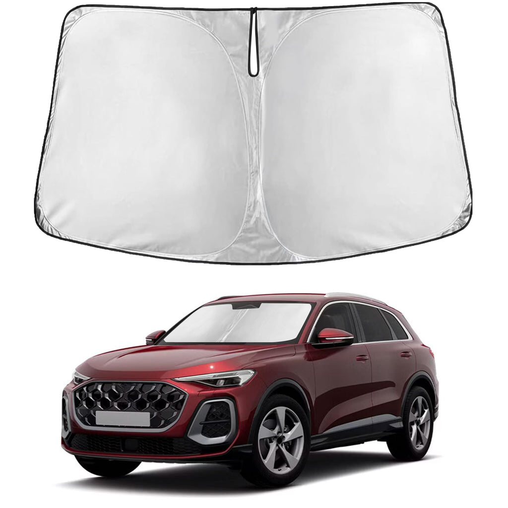 EcoNour RV Windshield Sunshade | Reflective RV Windshield Cover for UV Rays & Heat Protection, Keeps Your RV Motorhome Cool | Shades for RV Fits RVs, Trucks, Motorhomes, Buses | XXXXX-Large 102"x51"