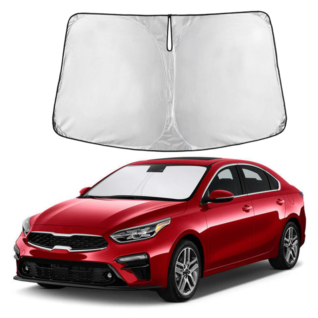 Autovir Windshield Sun Shade, Front car Window Shades Sun Visors