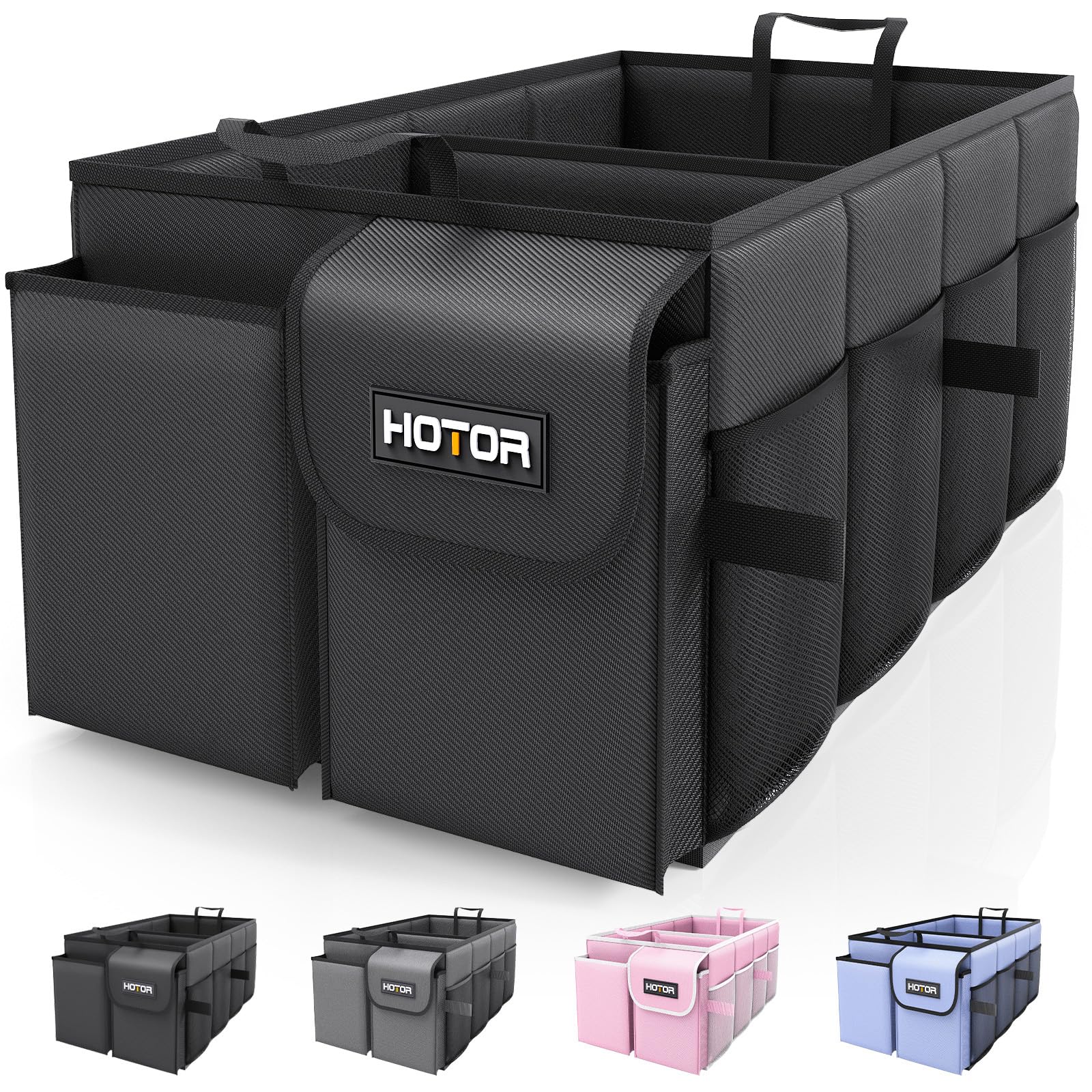 HOTOR Foldable Trunk Organizer for SUVs & Sedans