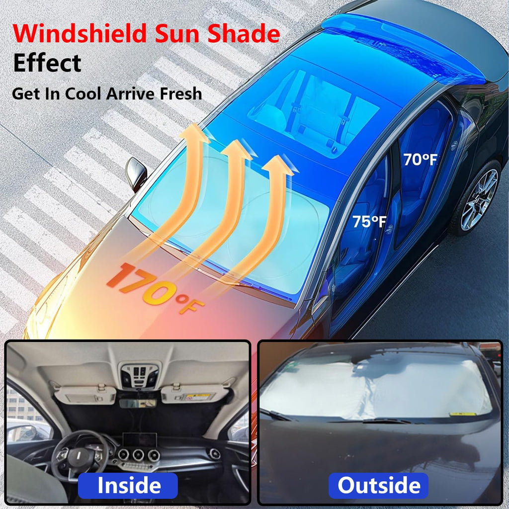 Automotive Window Sunshades for Subaru Outback 2010-2014,UV Protection Magnetic Side Window Sun Shade for Camping,Napping,and Relaxing