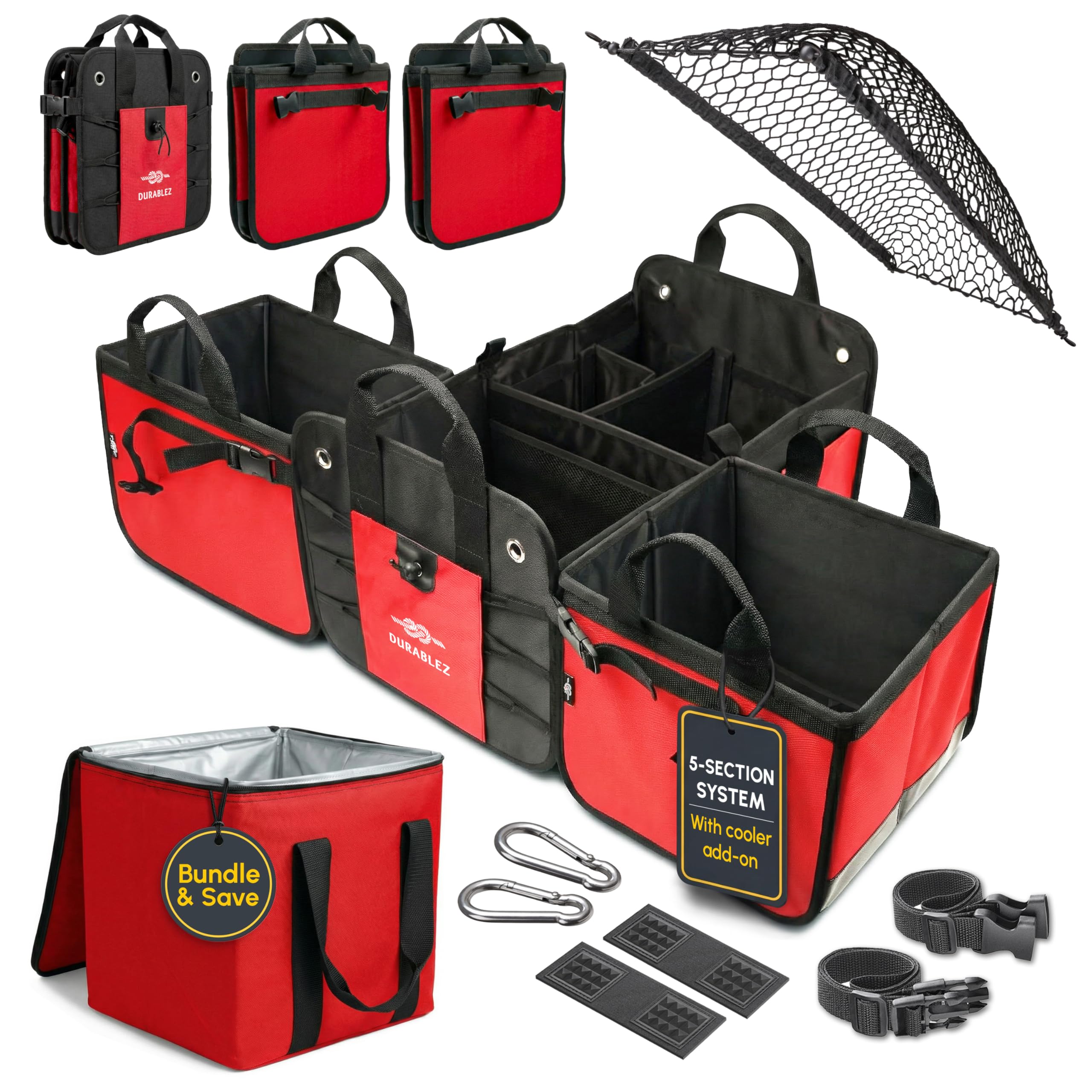 DURABLEZ Collapsible Car Trunk Organizers Collection