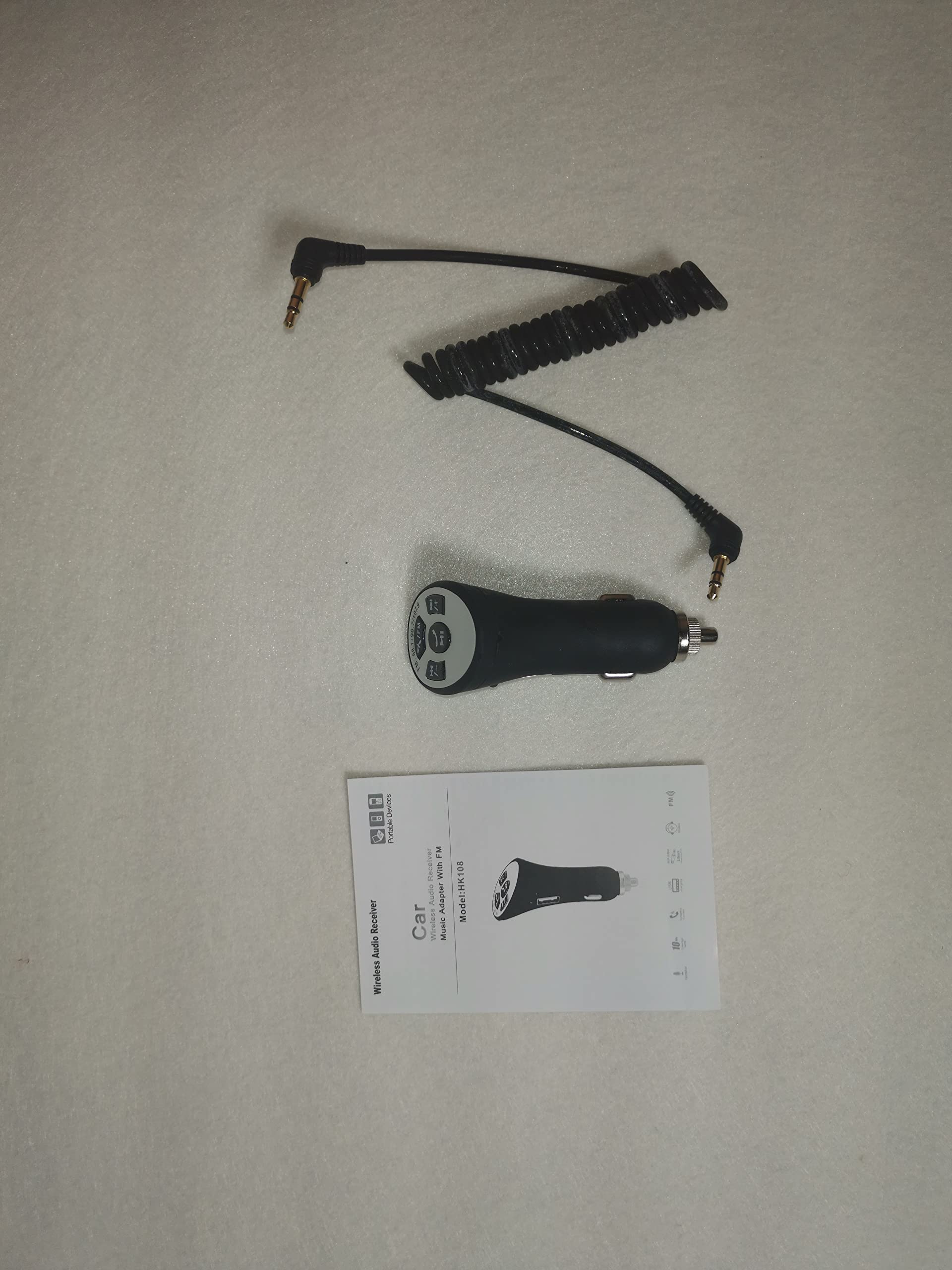 EloBeth Bluetooth Audio Receiver & FM Car Transmitter