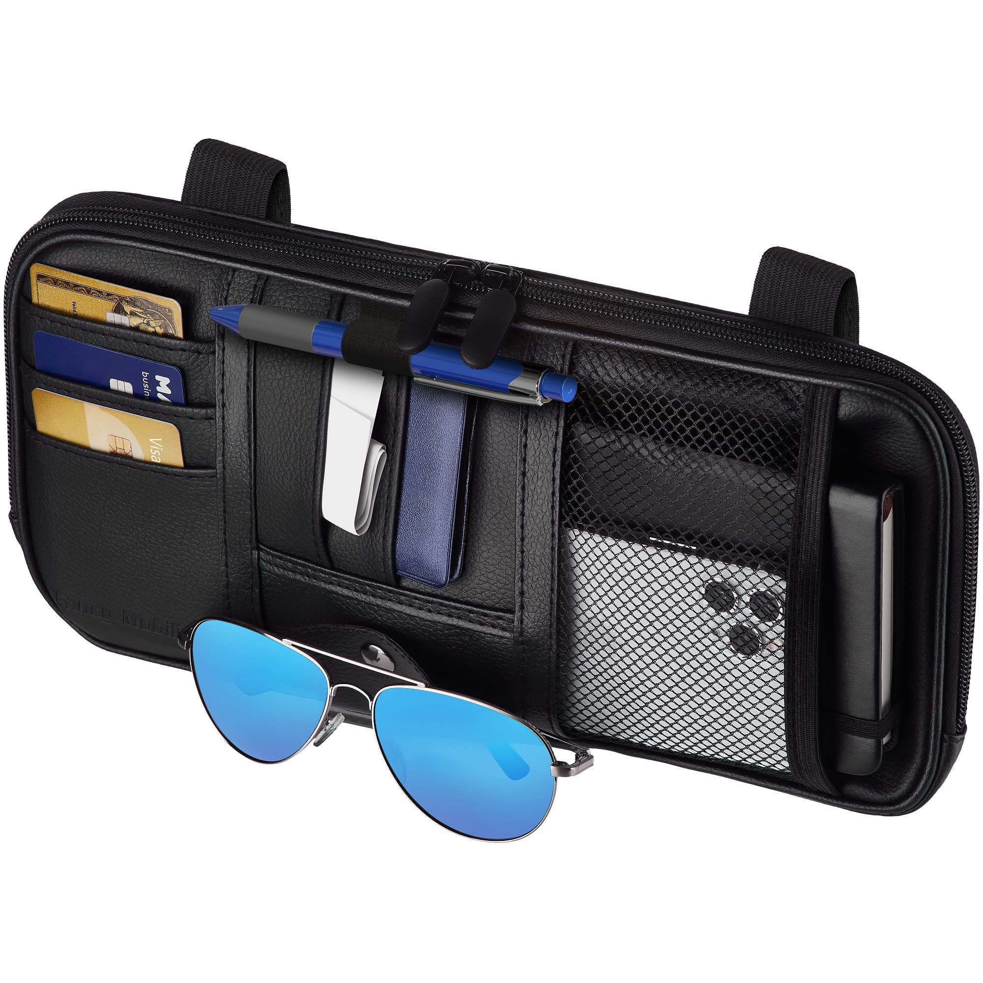 Fancy Mobility Sun Visor Organizer & Glasses Holder
