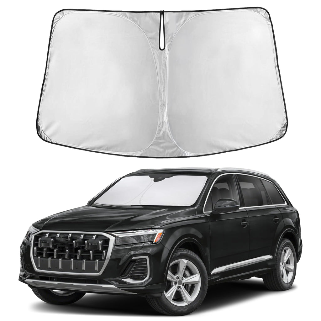 Autovir Windshield Sun Shade, Front car Window Shades Sun Visors