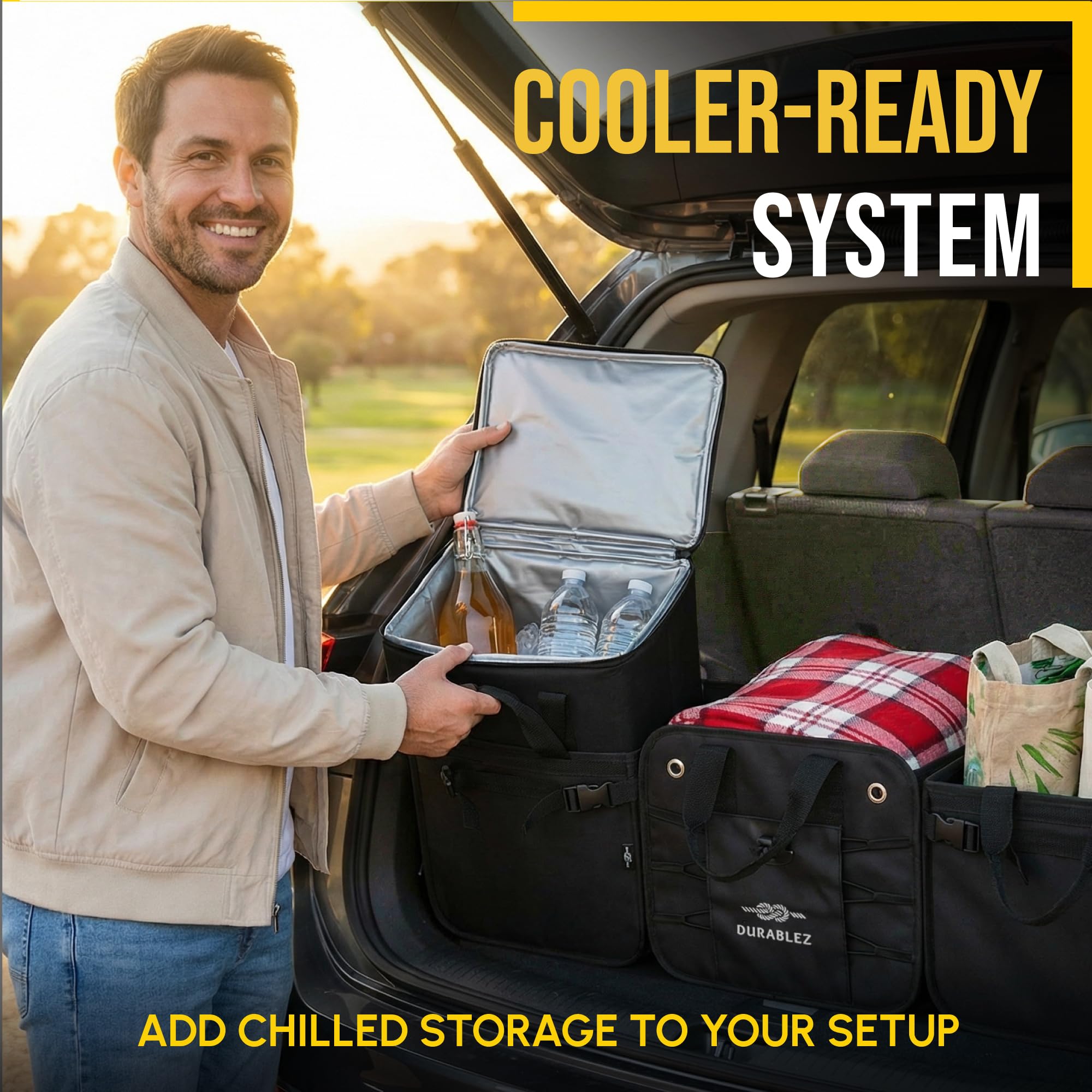 DURABLEZ Collapsible Car Trunk Organizers Collection