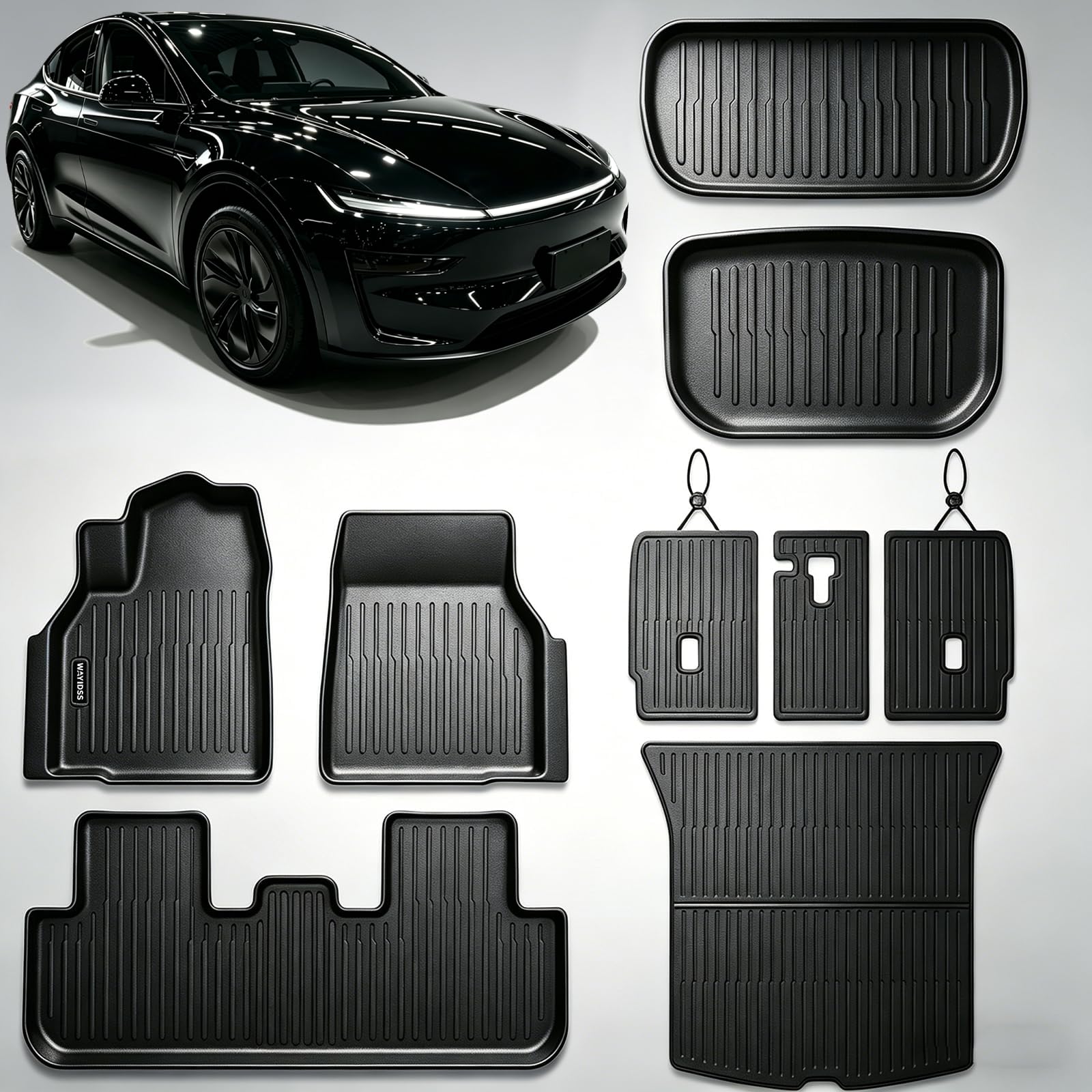 All-Weather Floor Mats for 2025–2026 Tesla Model Y Juniper