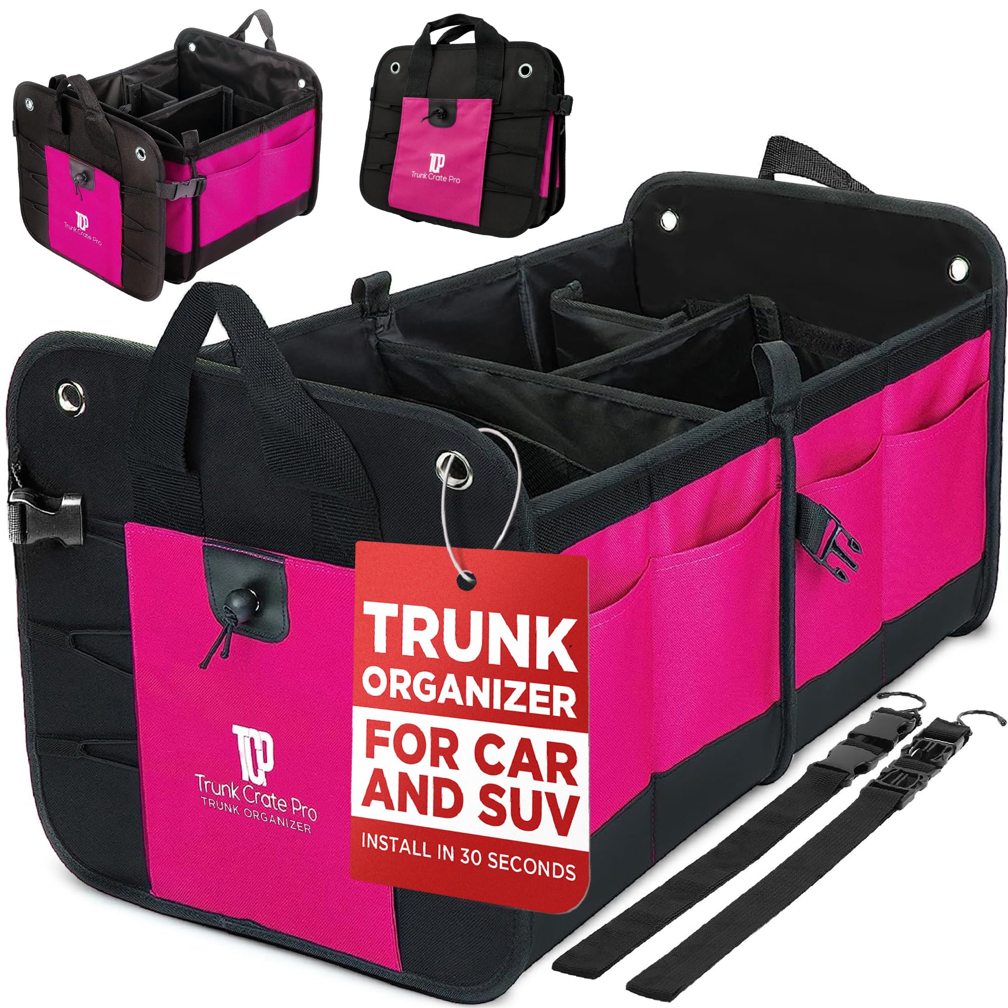 TrunkCratePro Collapsible SUV & Trunk Storage Organizer