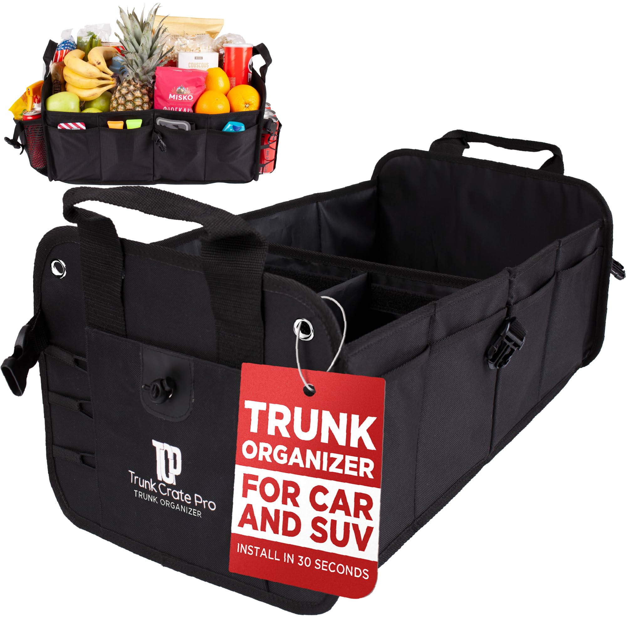 TrunkCratePro Collapsible SUV & Trunk Storage Organizer