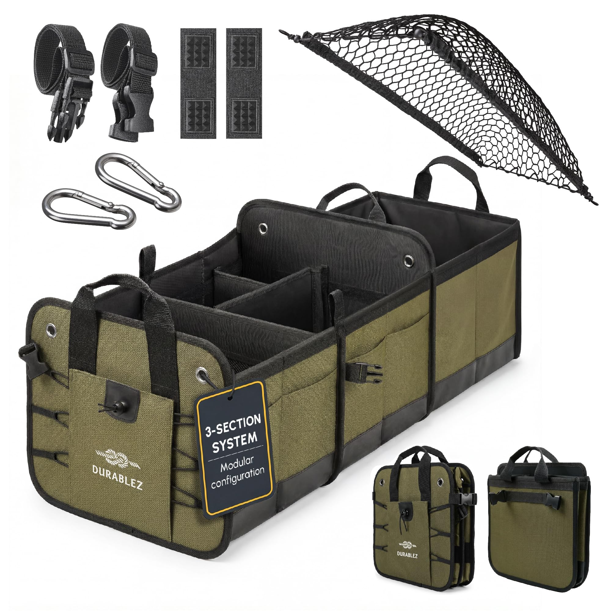 DURABLEZ Collapsible Car Trunk Organizers Collection