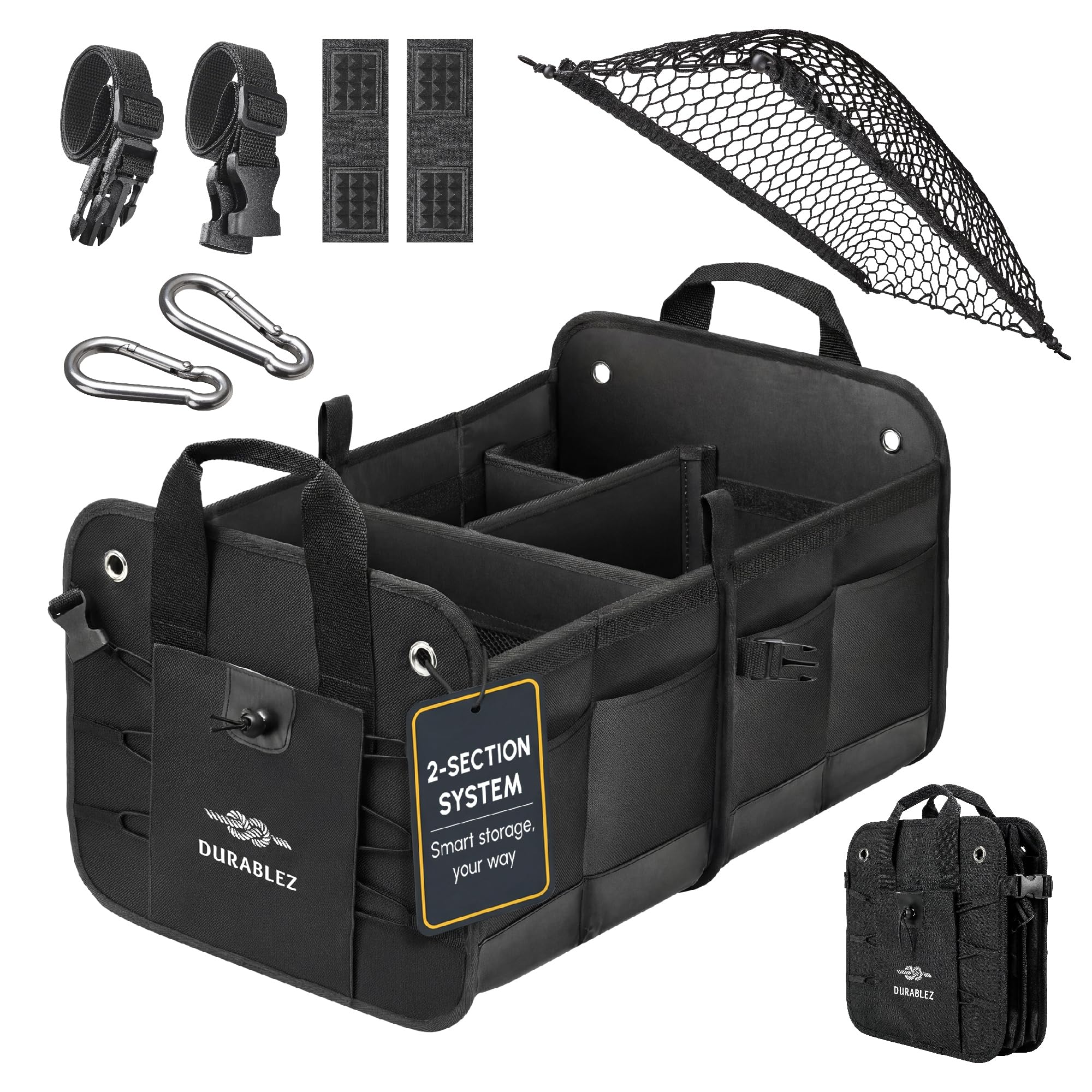 DURABLEZ Collapsible Car Trunk Organizers Collection