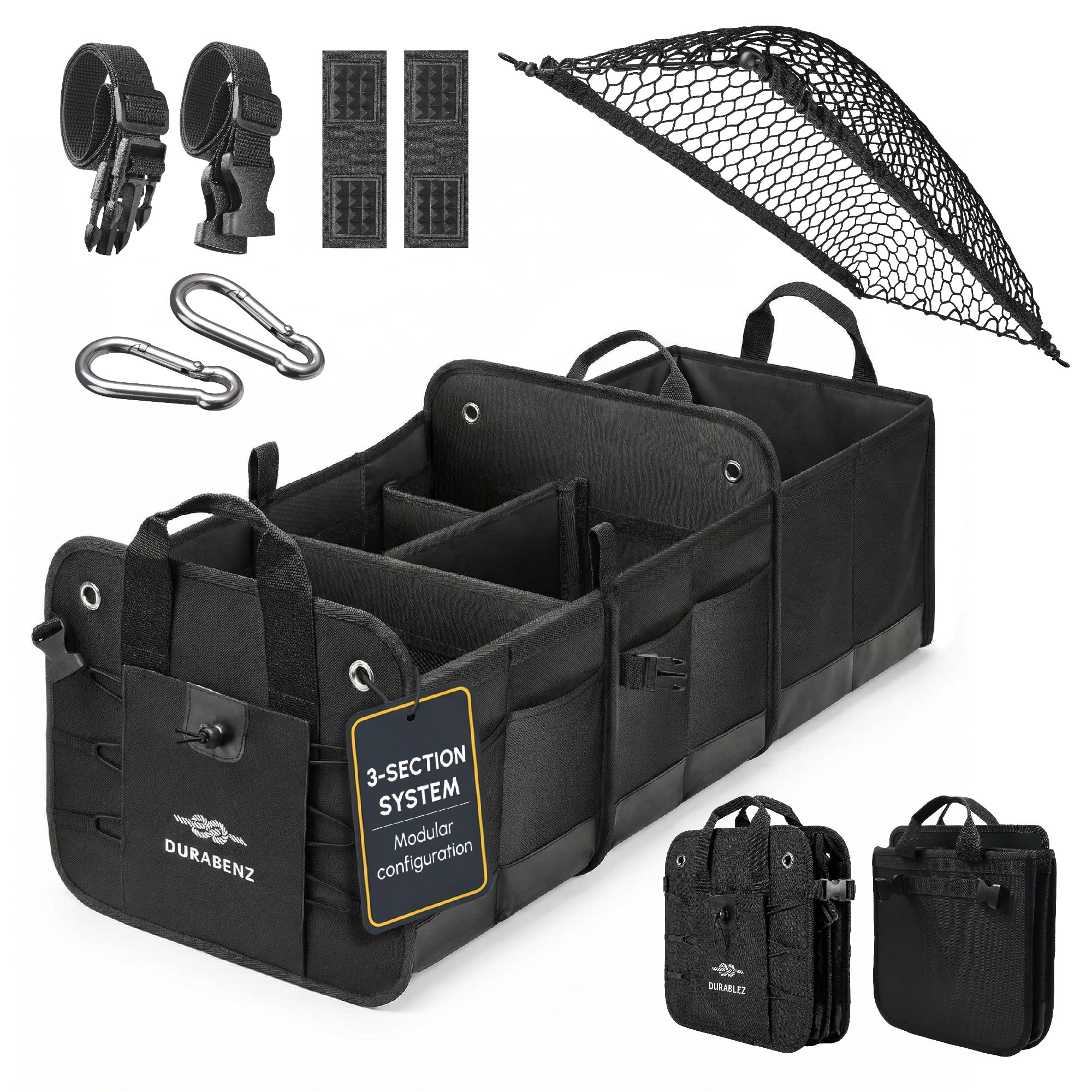 DURABLEZ Collapsible Car Trunk Organizers Collection