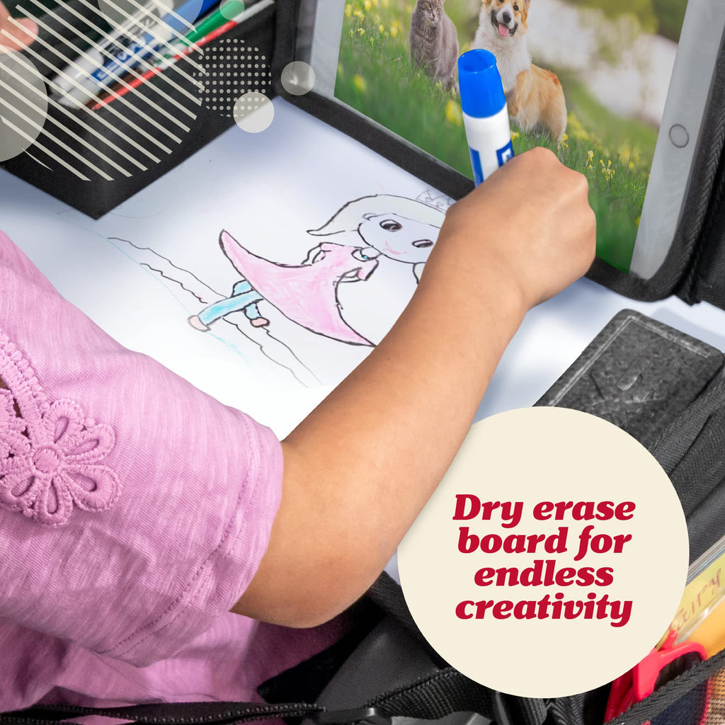 Lusso Gear Kids Travel Tray for Car Seats & Airplanes
