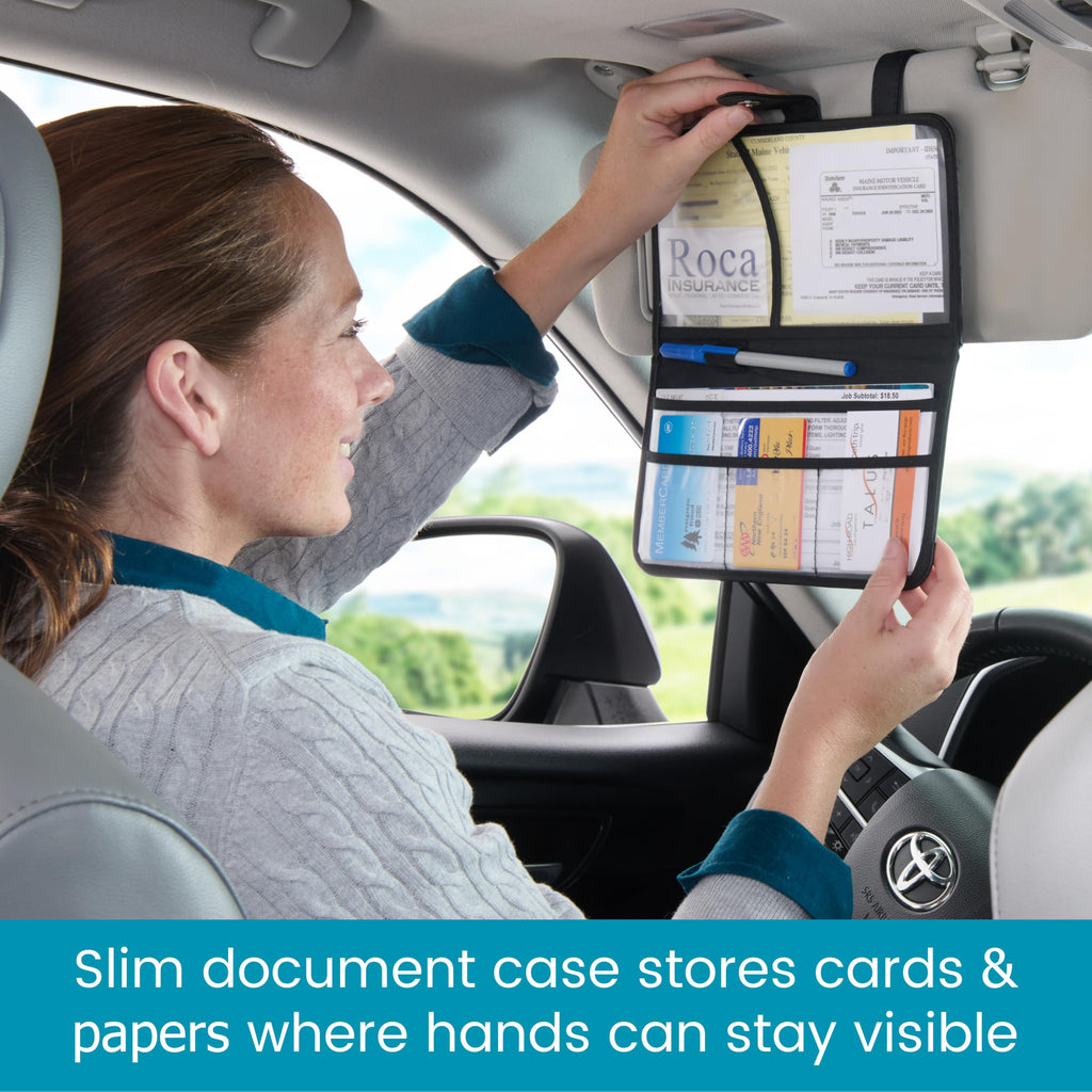 High Road Car Visor Organizer for Registration & Insurance