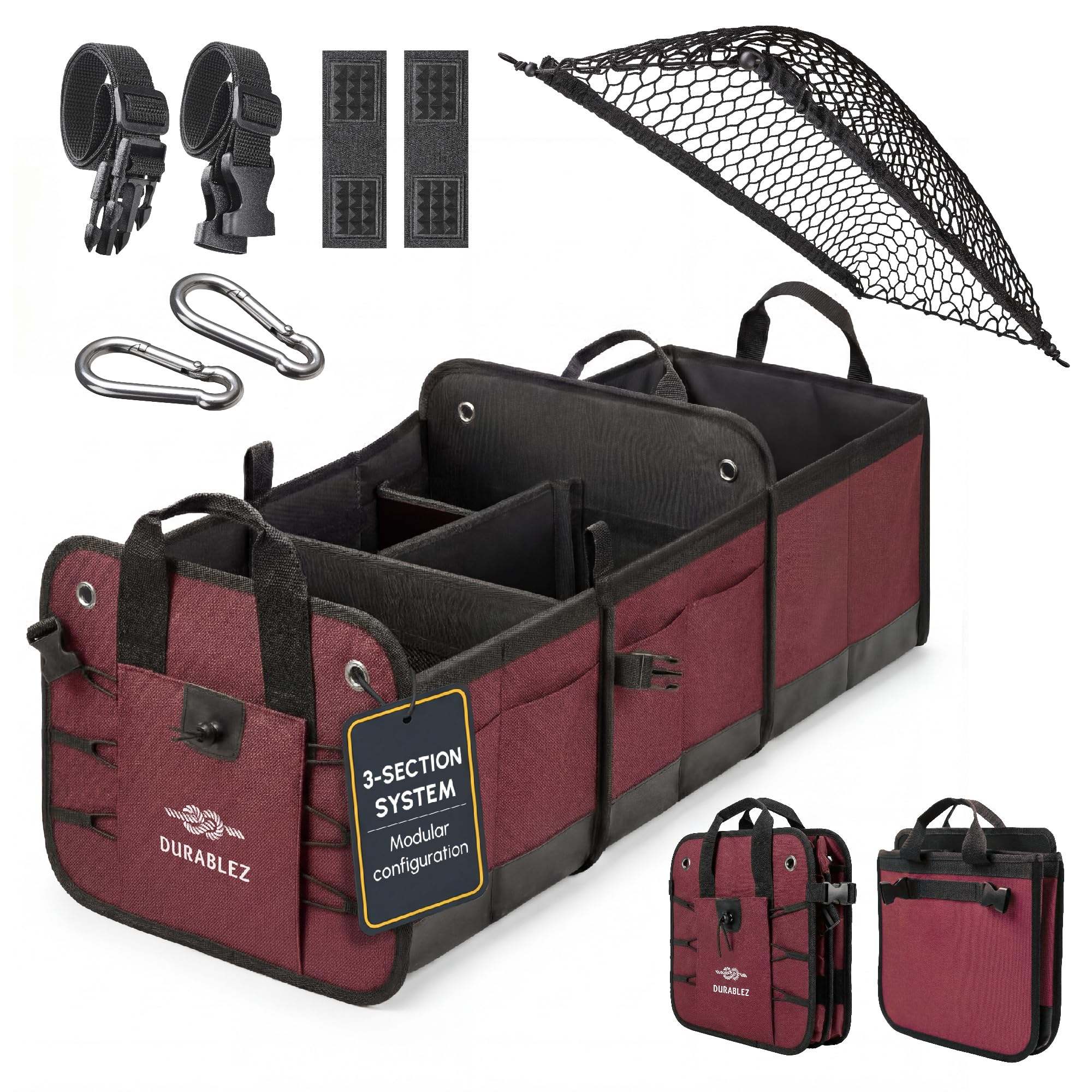 DURABLEZ Collapsible Car Trunk Organizers Collection