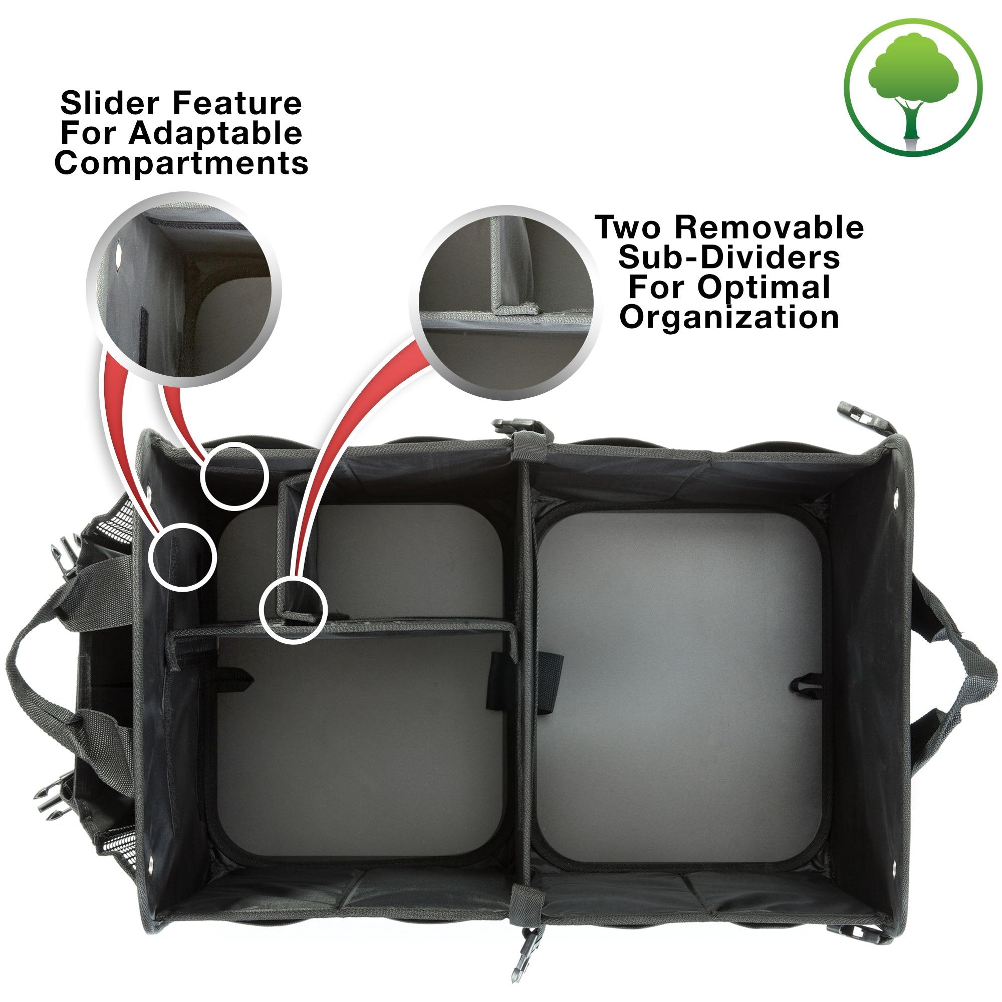 TrunkCratePro Collapsible SUV & Trunk Storage Organizer
