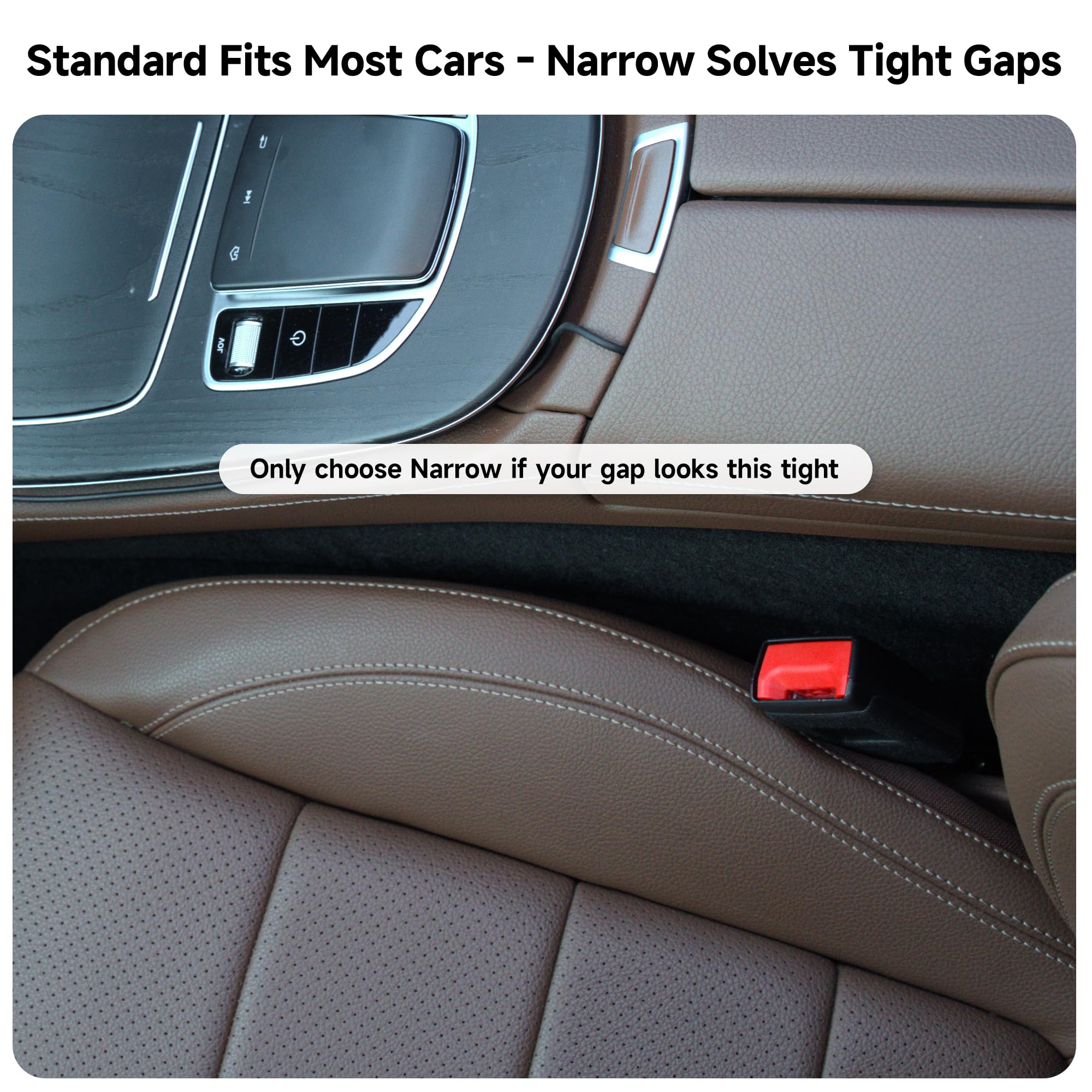 Givifive 3-in-1 Car Seat Gap Filler & Organizer Set