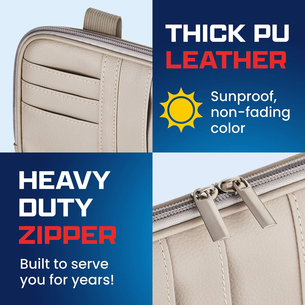 Fancy Mobility Sun Visor Organizer & Glasses Holder