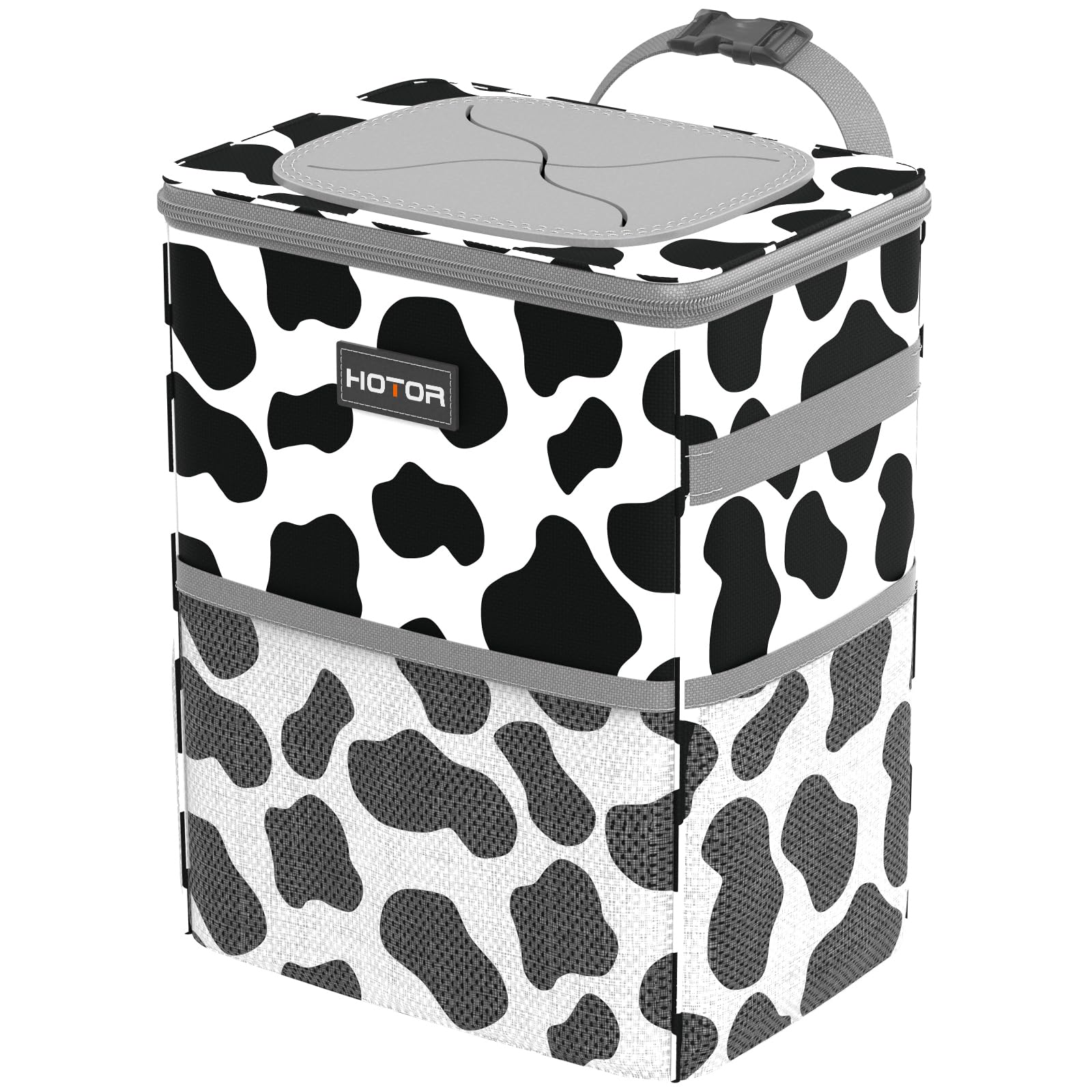 HOTOR Compact Waterproof Leak-Proof Car Trash Can