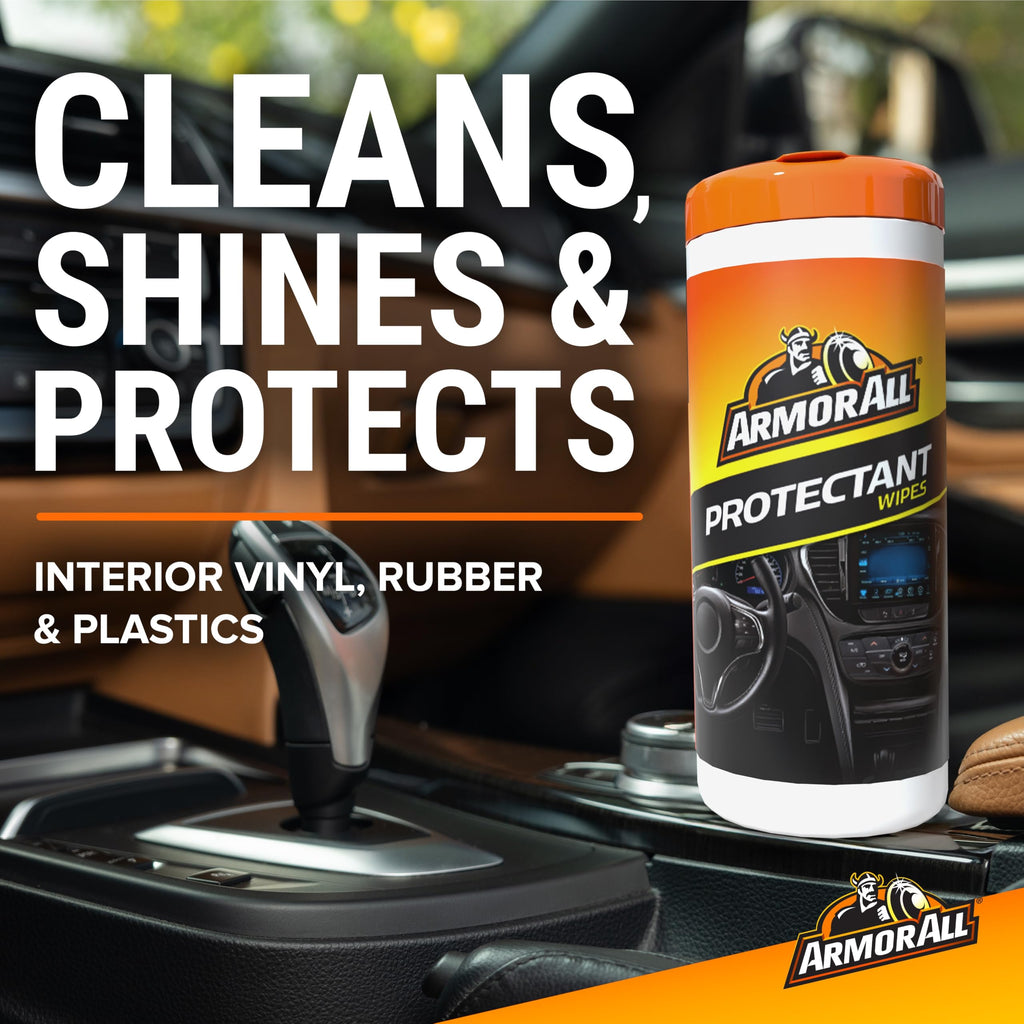 Armor All Protectant, Glass & Cleaning Wipes Set