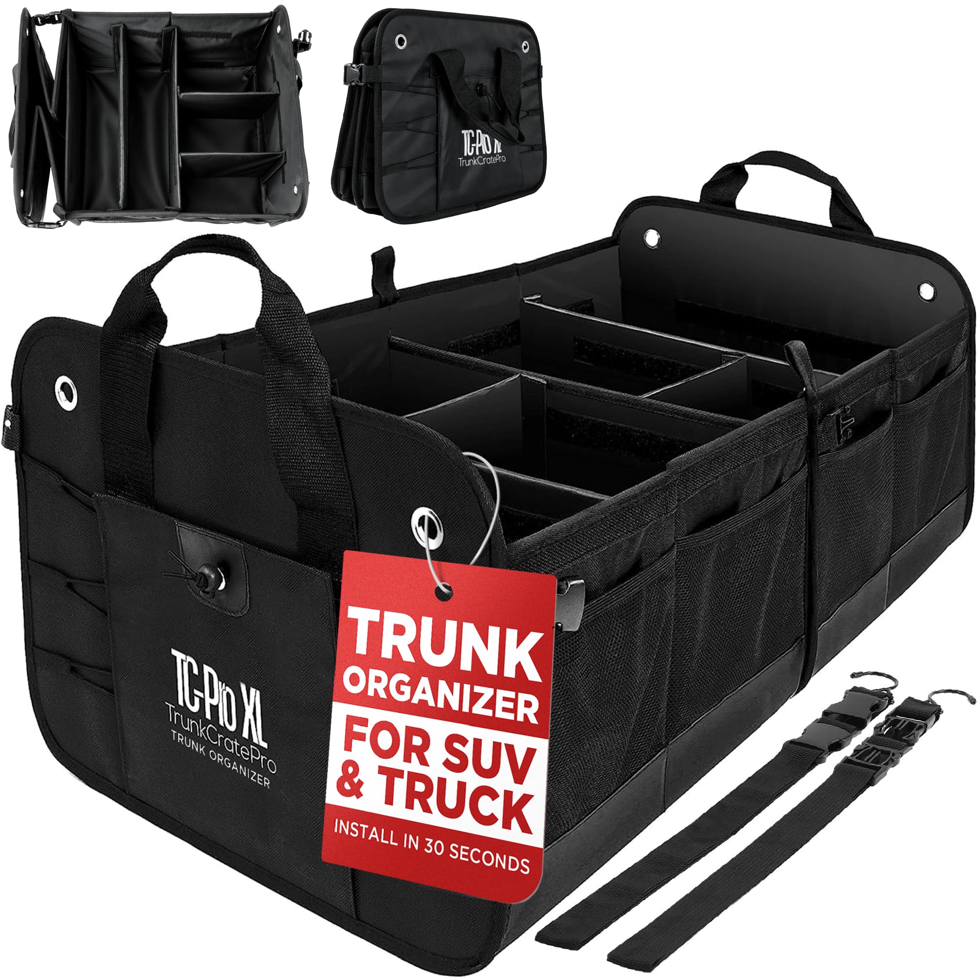 TrunkCratePro Collapsible SUV & Trunk Storage Organizer