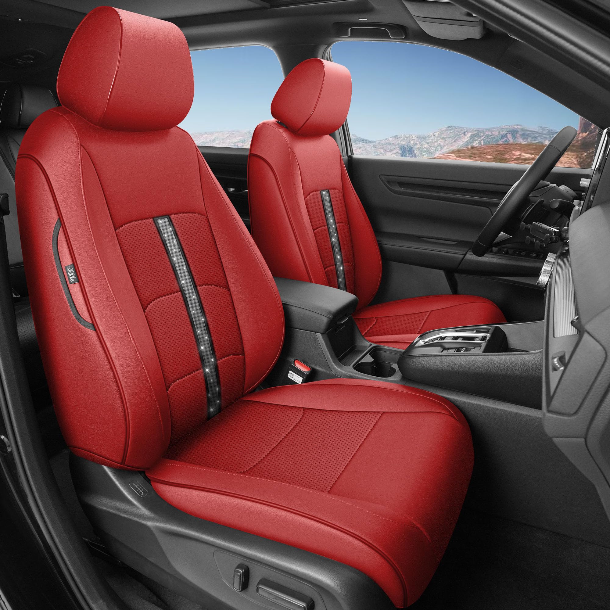 AOMSAZTO Black Seat Covers for 2023–2024 Honda CR-V