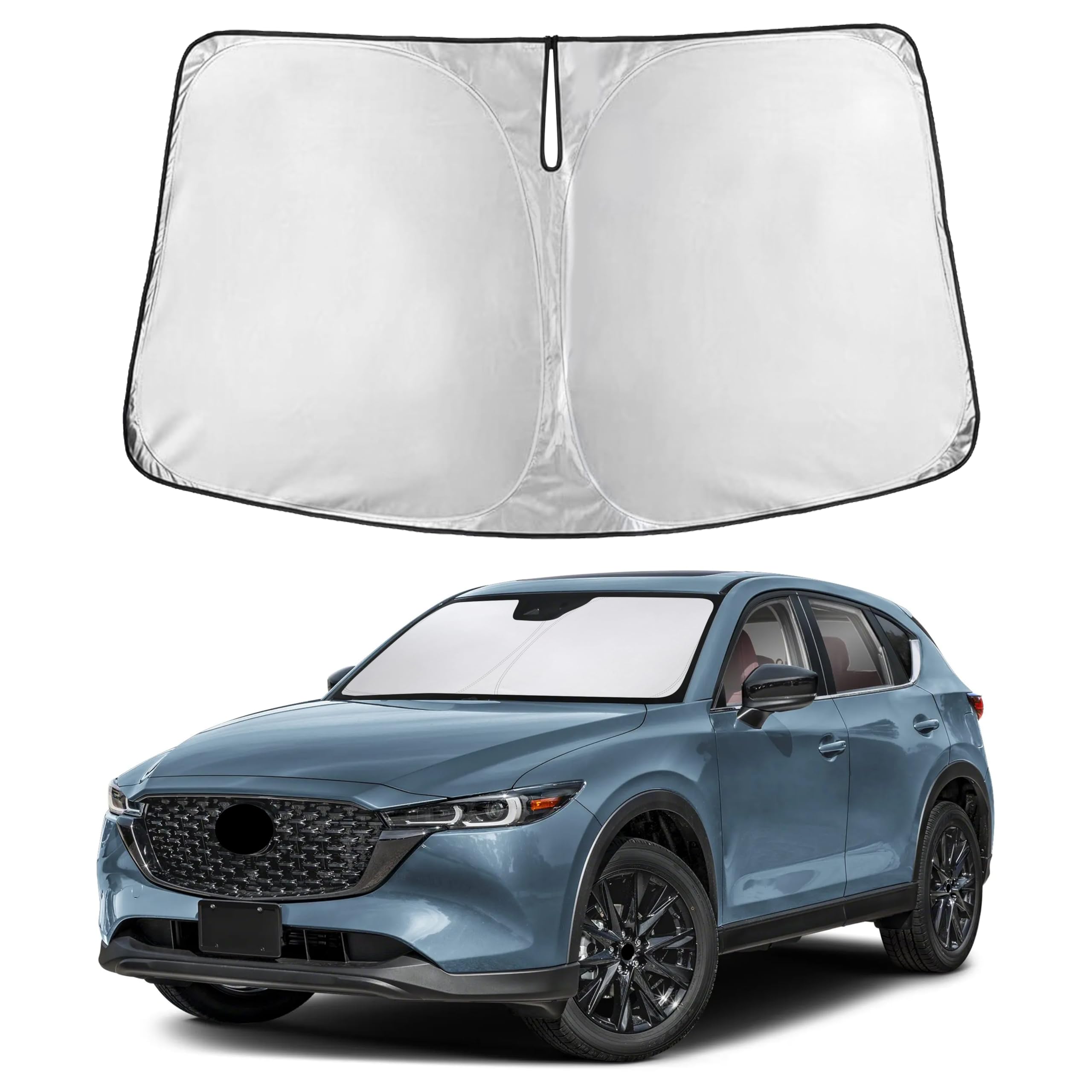 Autovir Windshield Sun Shade, Front car Window Shades Sun Visors