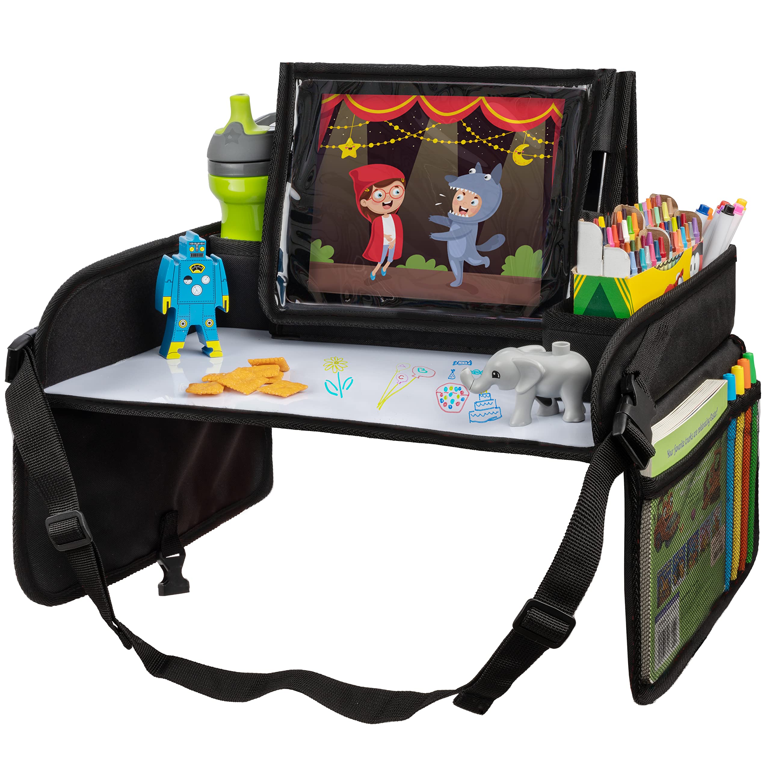Lusso Gear Kids Travel Tray for Car Seats & Airplanes