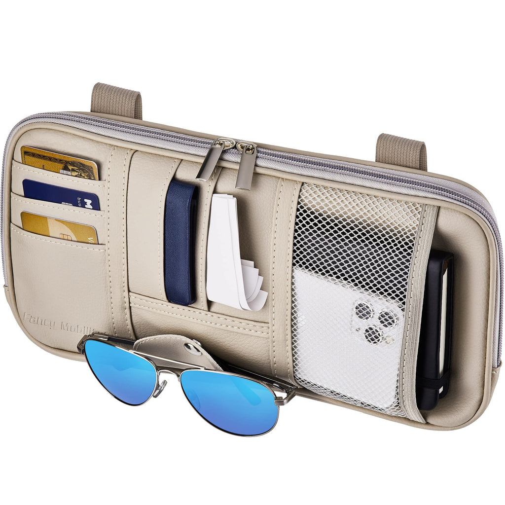 Fancy Mobility Sun Visor Organizer & Glasses Holder
