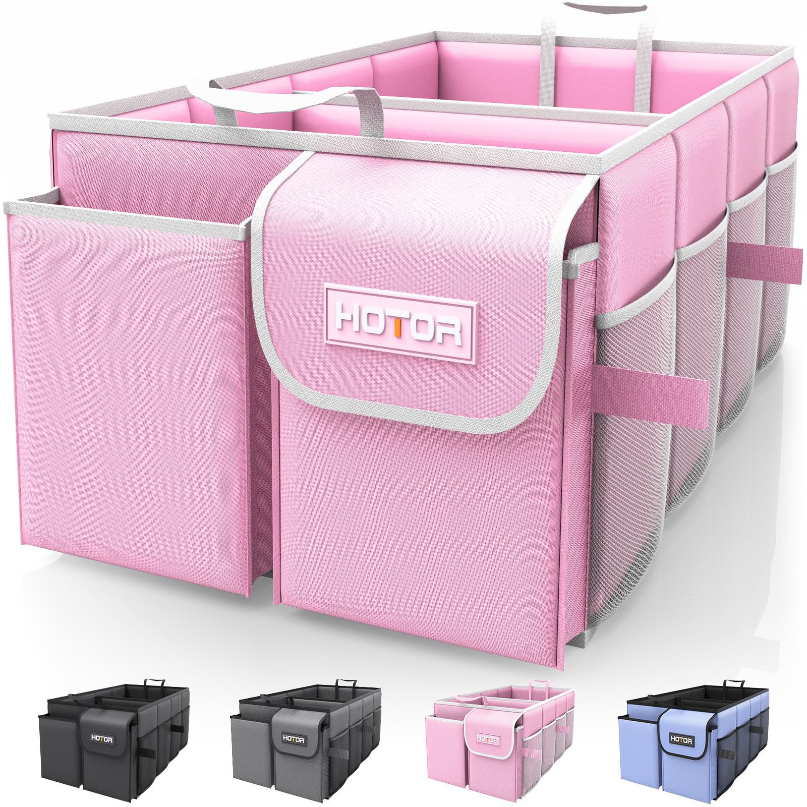 HOTOR Foldable Trunk Organizer for SUVs & Sedans