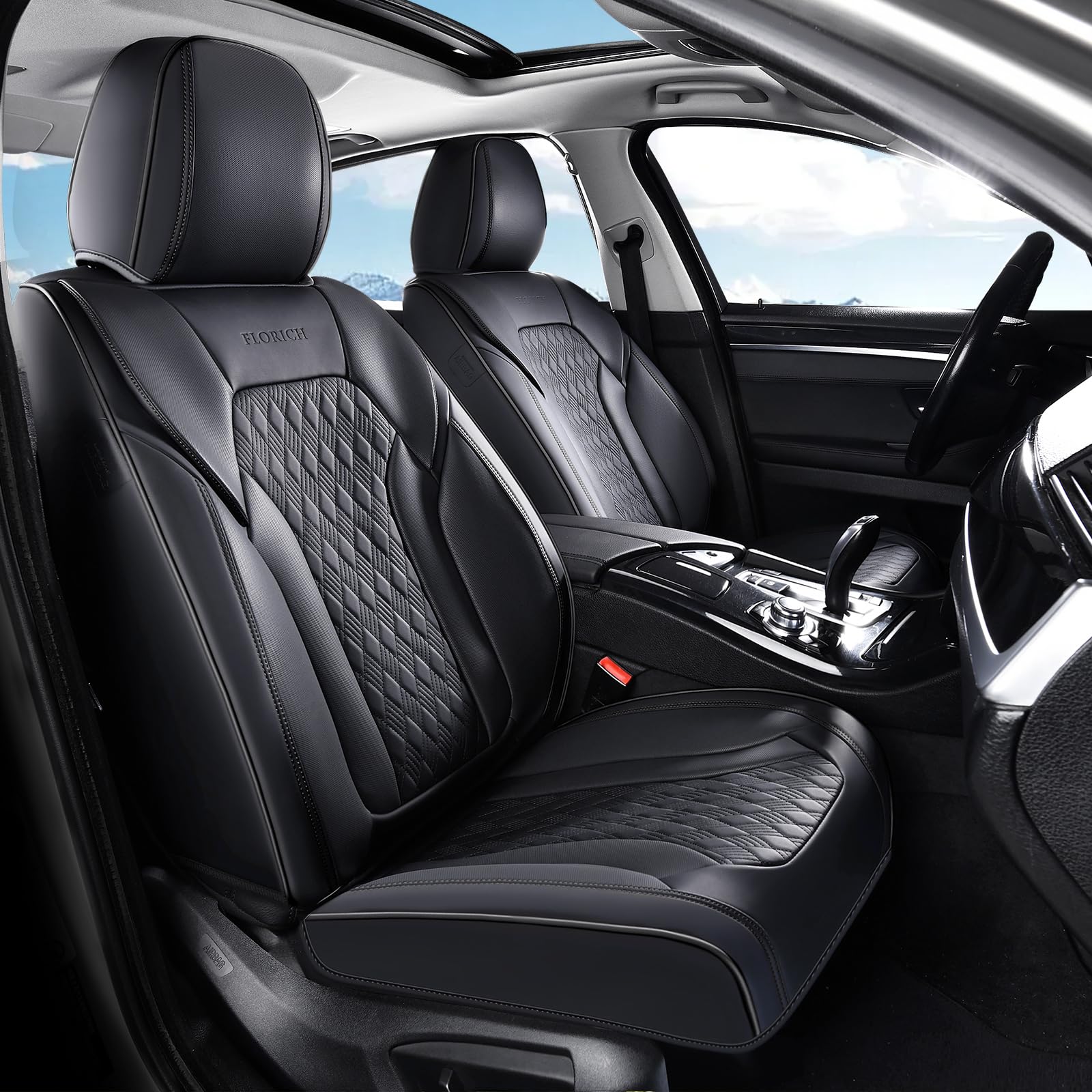 FLORICH Seat Covers, Leather Seat Covers, Luxury Car Seat Covers