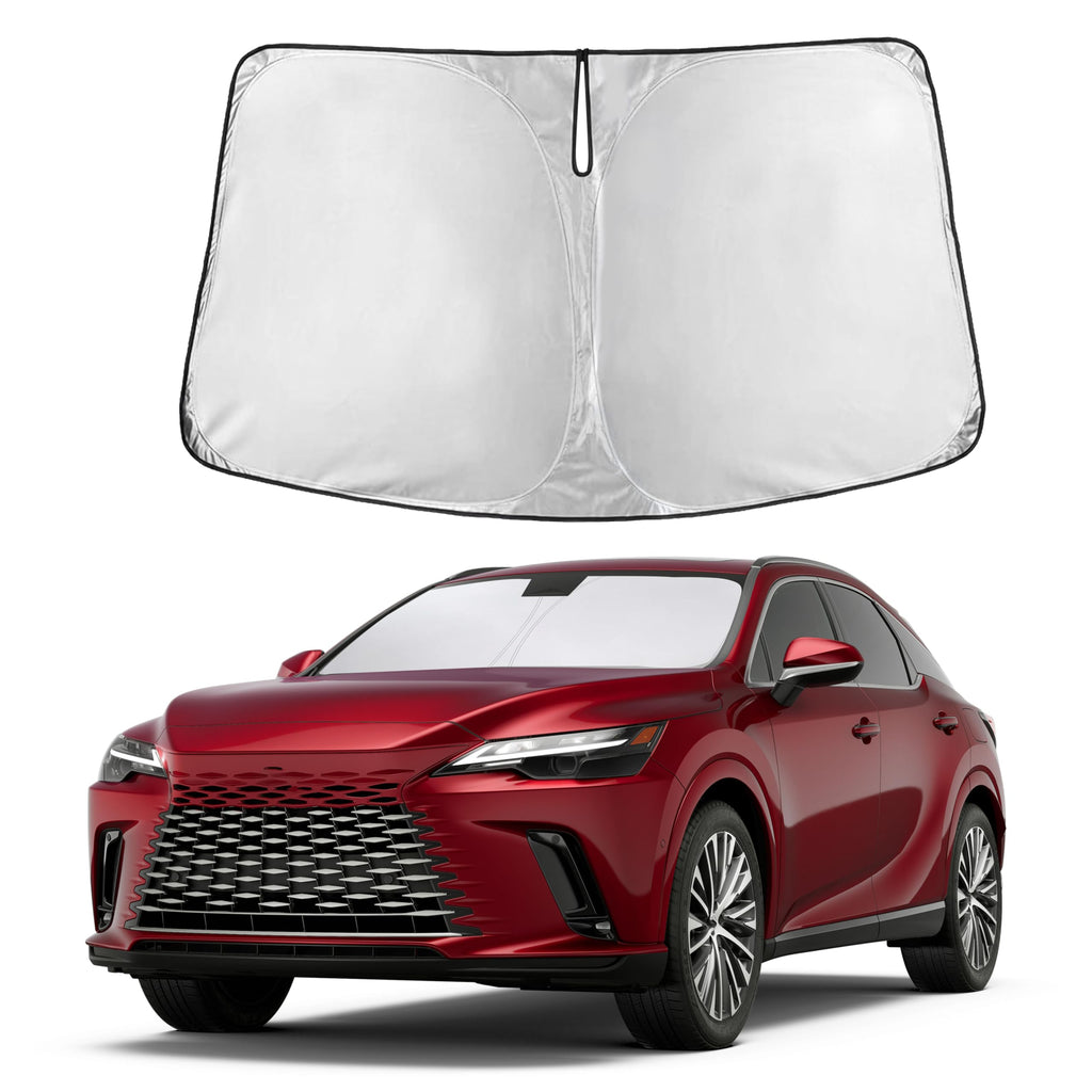 Autovir Windshield Sun Shade, Front car Window Shades Sun Visors