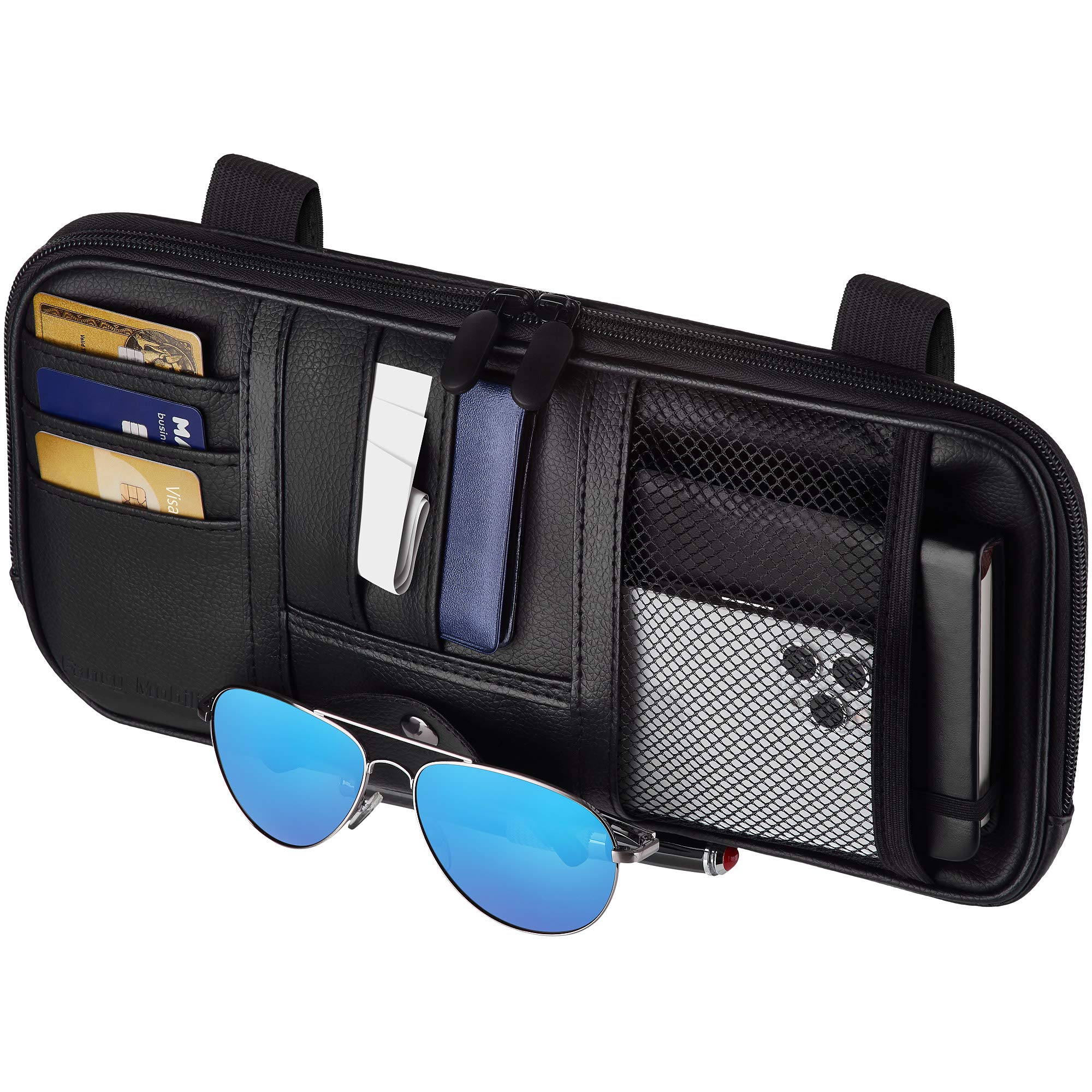 Fancy Mobility Sun Visor Organizer & Glasses Holder