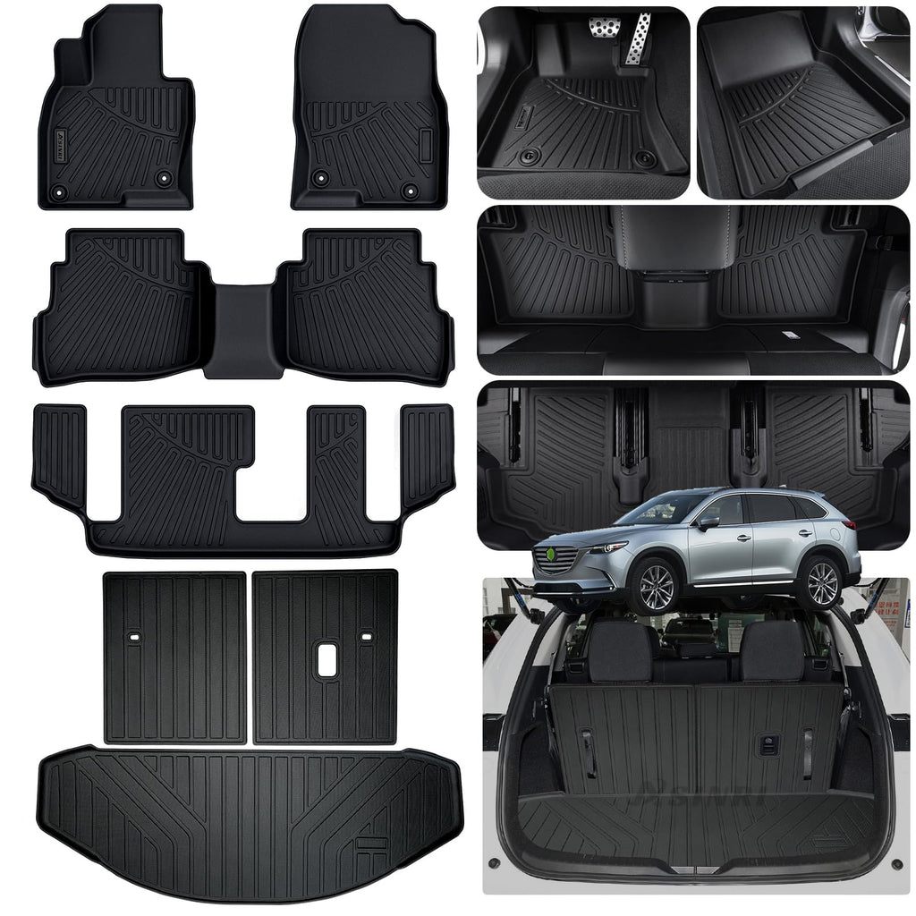 ASINRI Mazda Floor Liners & Cargo Liners & Backrest Mat