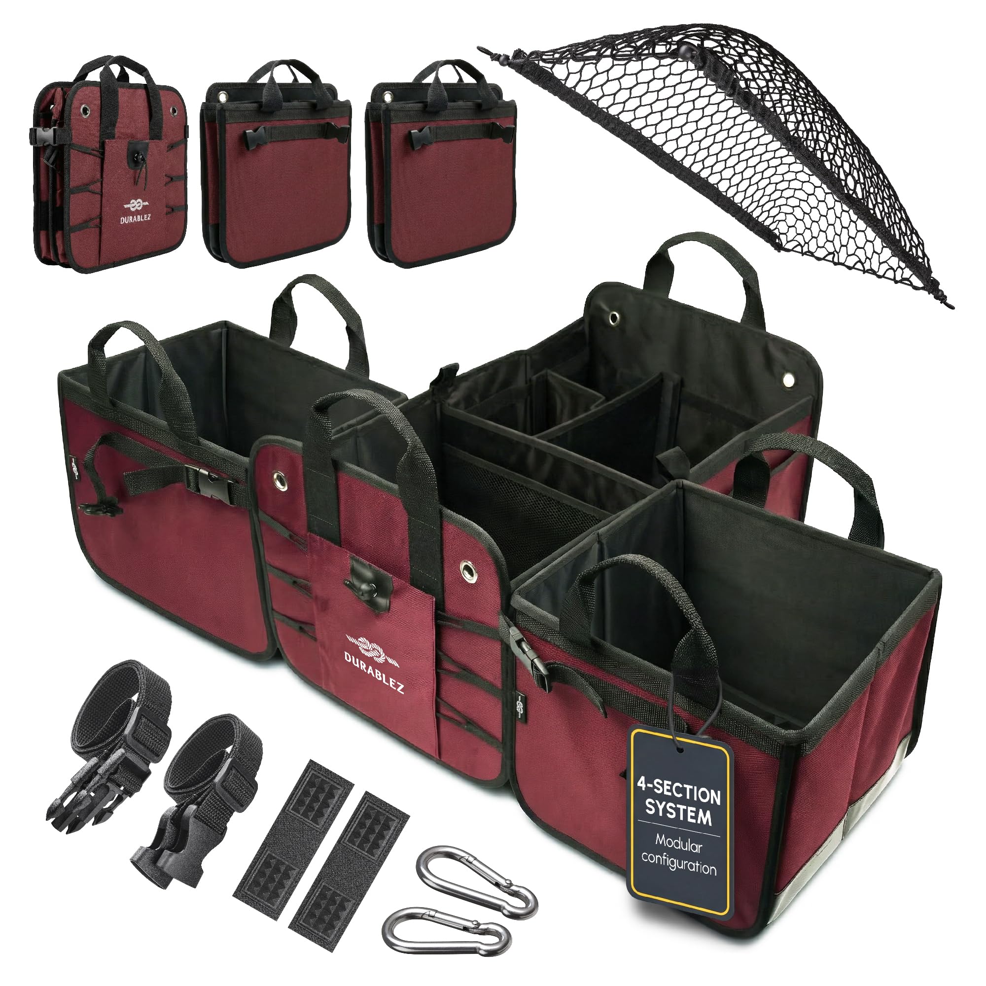 DURABLEZ Collapsible Car Trunk Organizers Collection