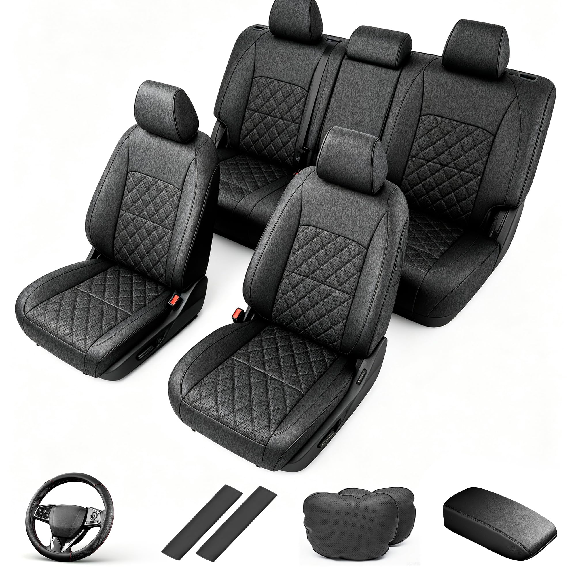 AOMSAZTO Black Seat Covers for 2023–2024 Honda CR-V