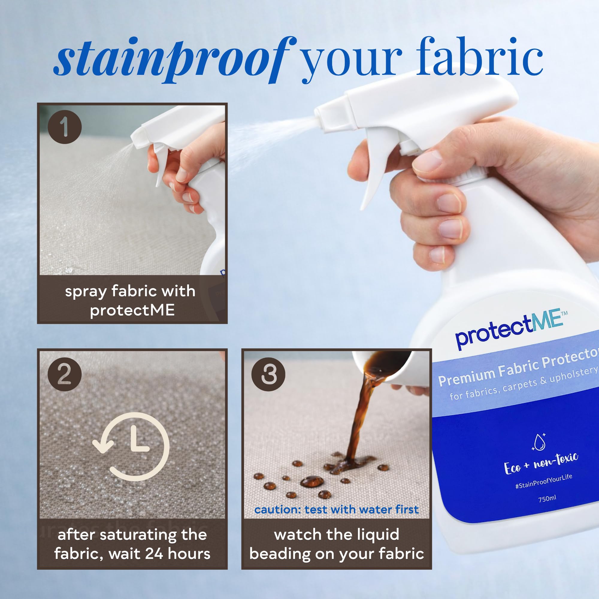 protectME Fabric Protector and Cleaner