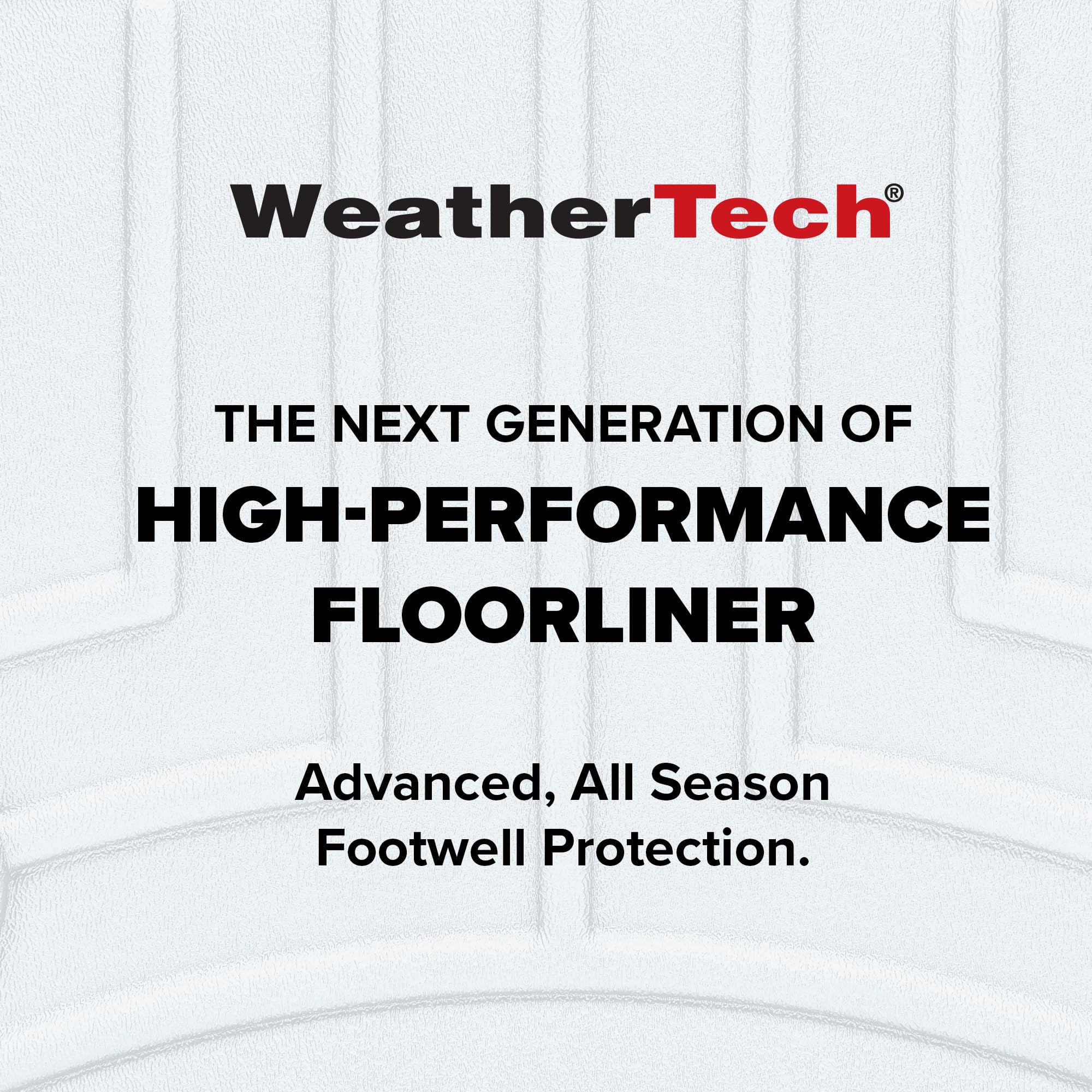 WeatherTech FloorLiner HP Custom Fit Floor Mats for Lexus GX, 4Runner 1st & 2nd Row (464931IM-462862IM), Grey