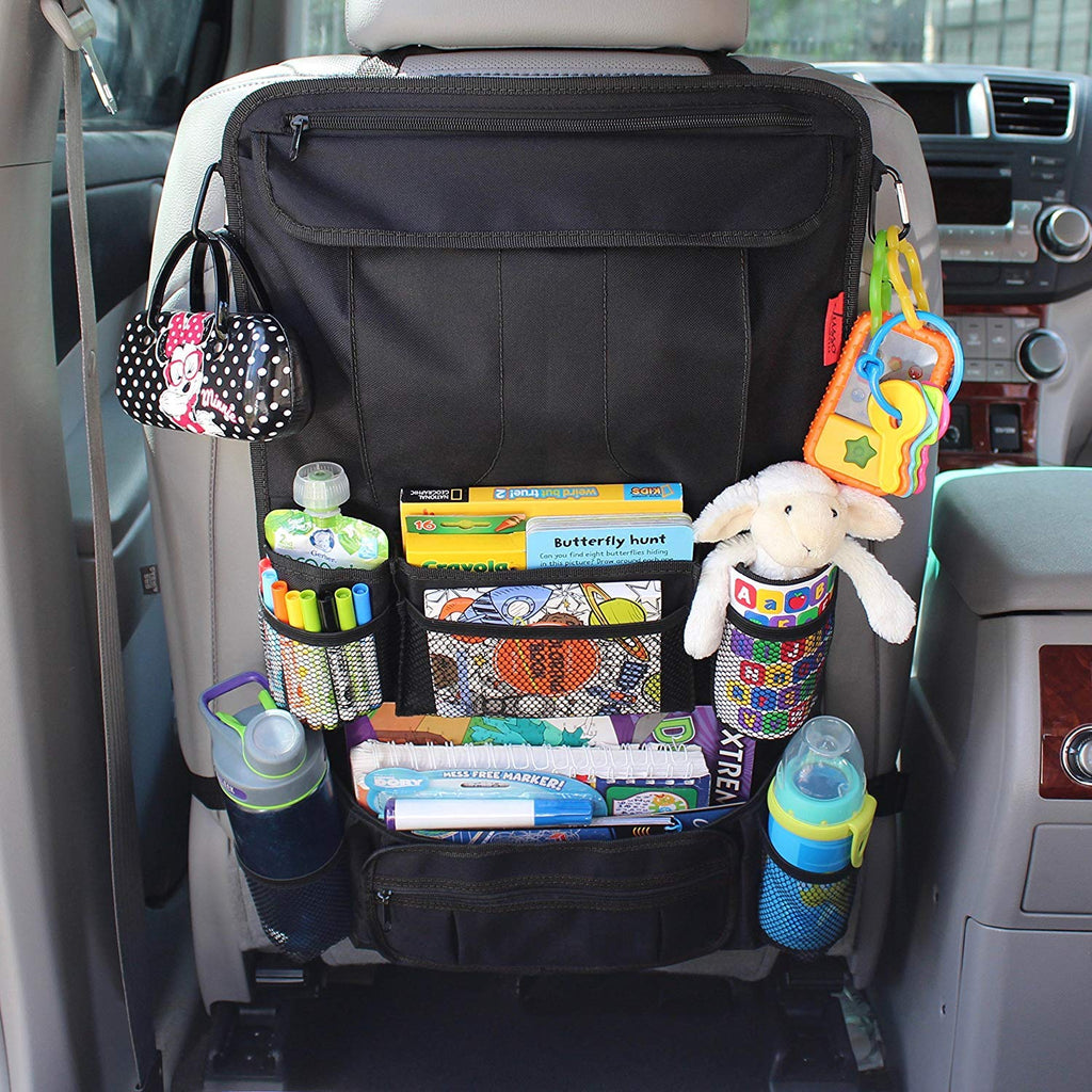 Lusso Gear Backseat Car Organizer with Storage Pockets