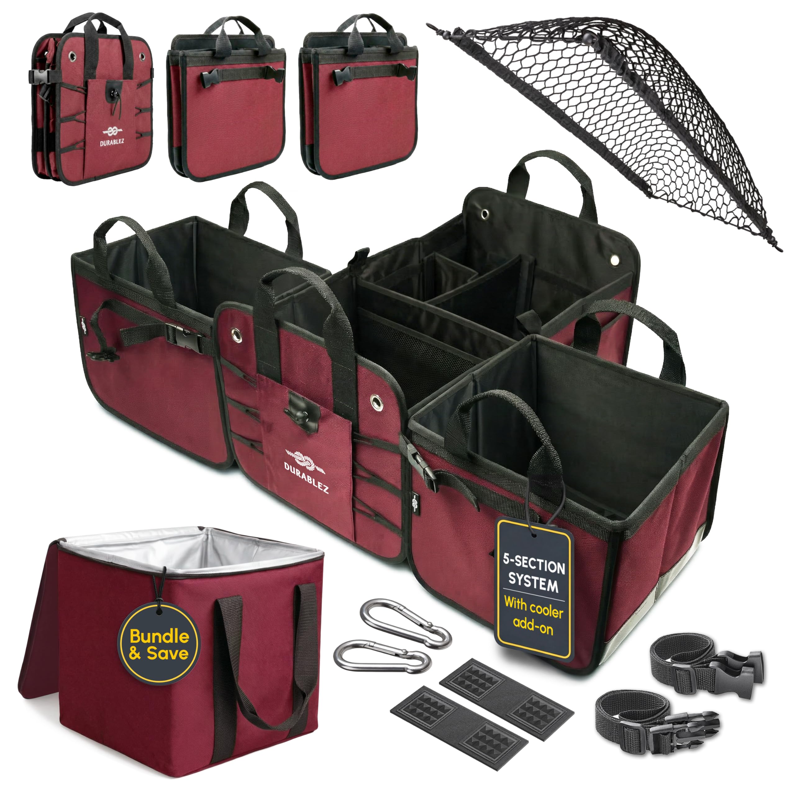 DURABLEZ Collapsible Car Trunk Organizers Collection