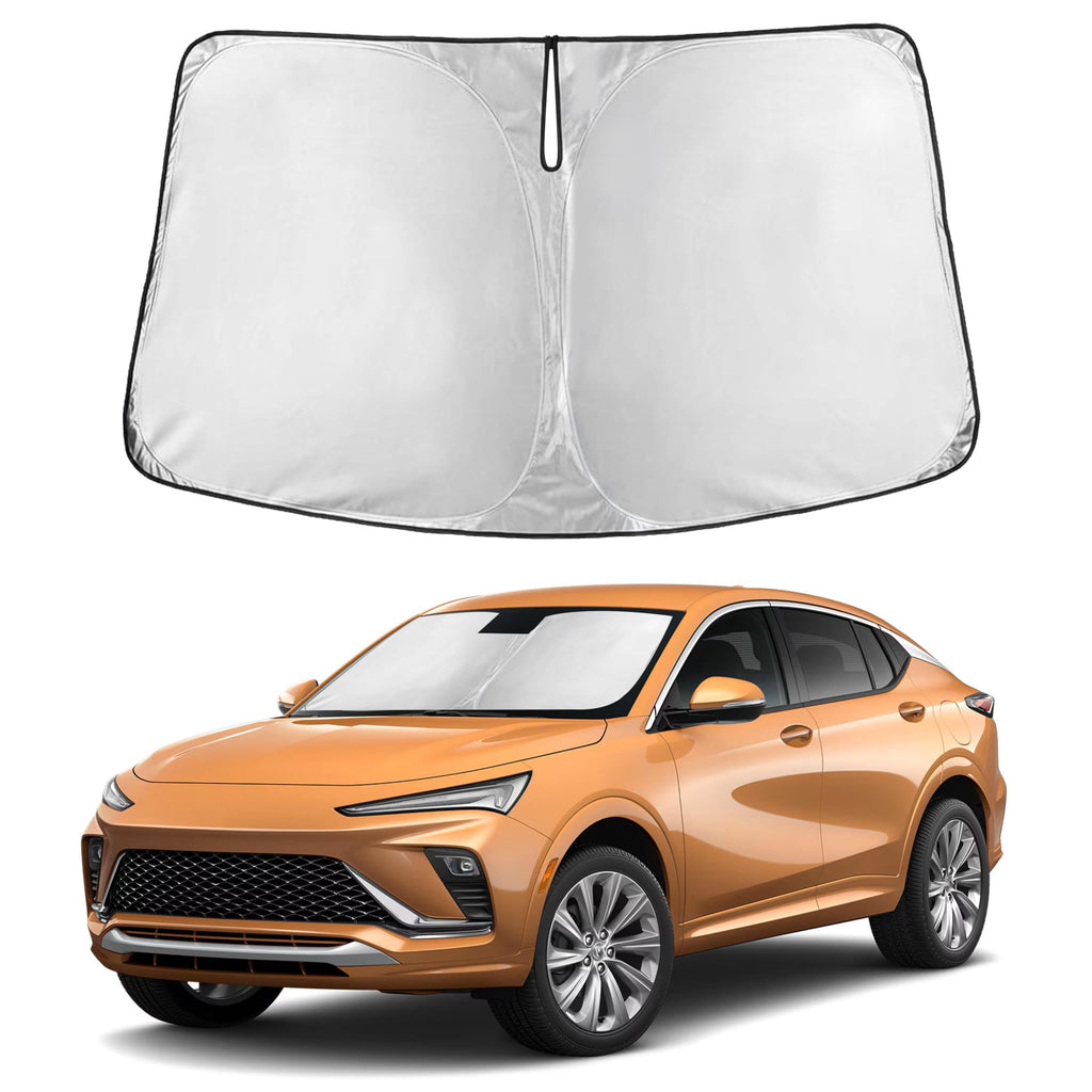 Autovir Windshield Sun Shade, Front car Window Shades Sun Visors