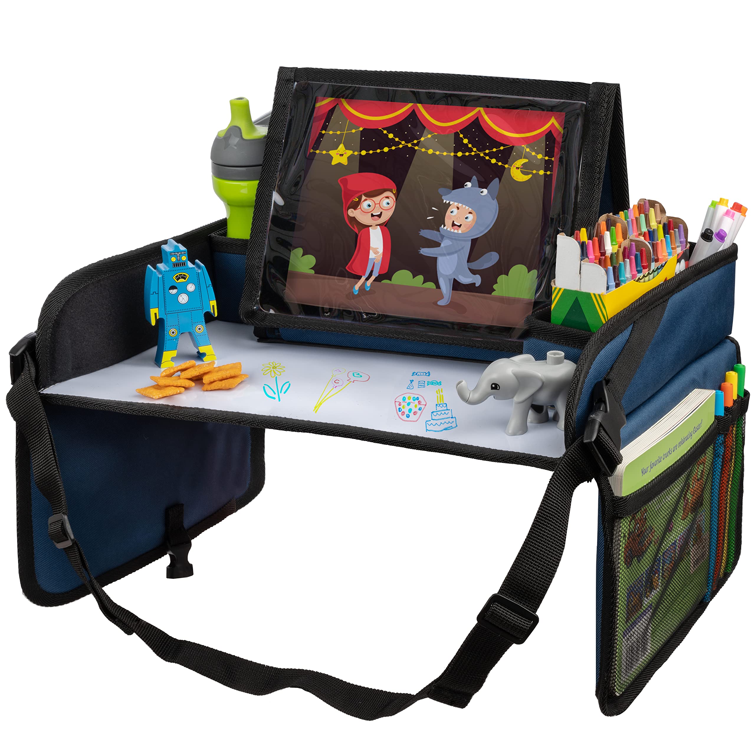 Lusso Gear Kids Travel Tray for Car Seats & Airplanes