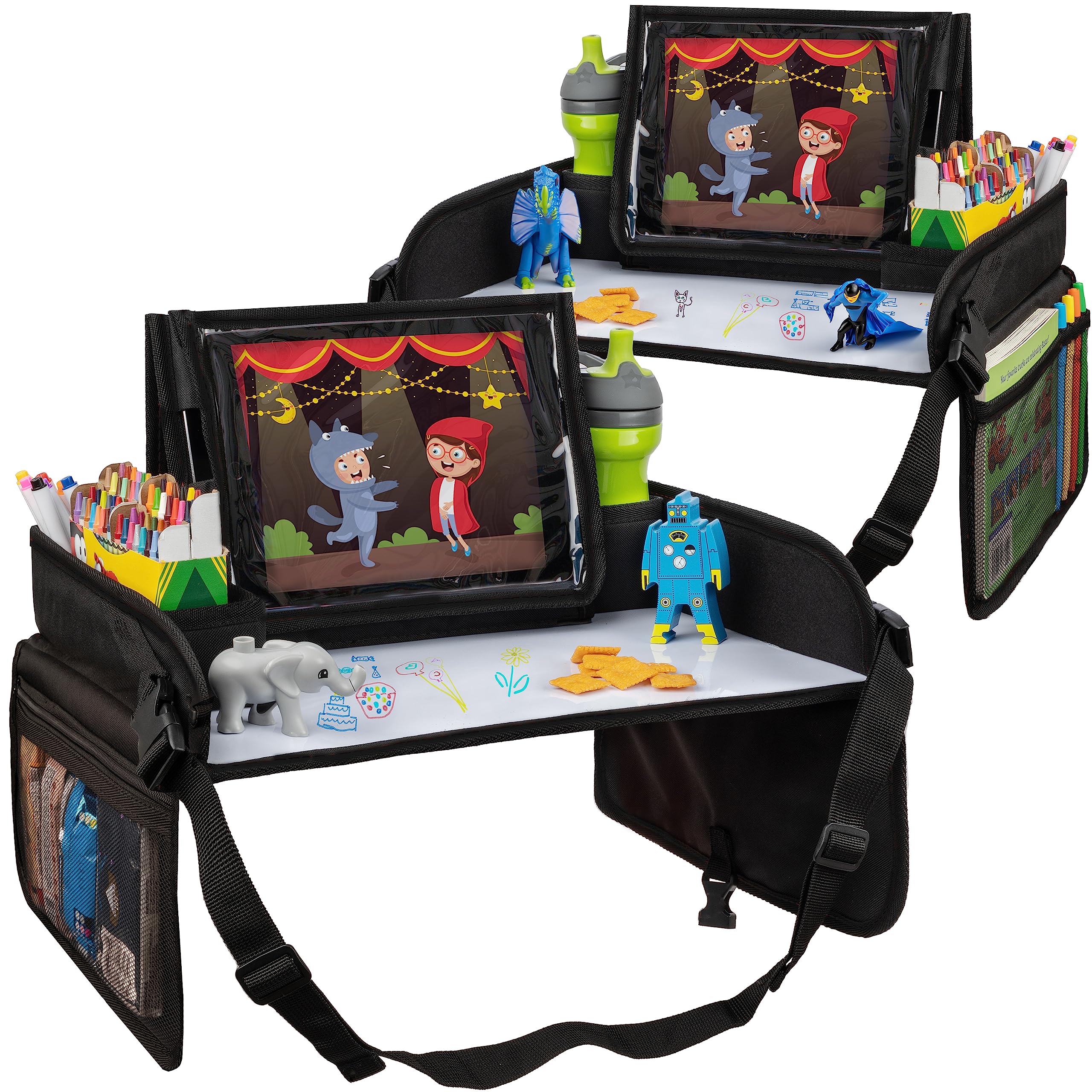 Lusso Gear Kids Travel Tray for Car Seats & Airplanes