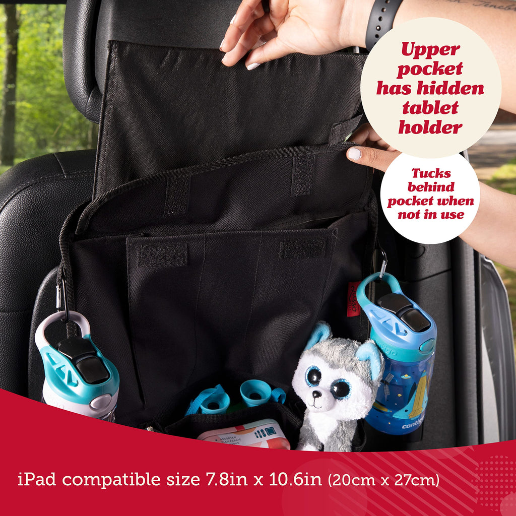 Lusso Gear Backseat Car Organizer with Storage Pockets
