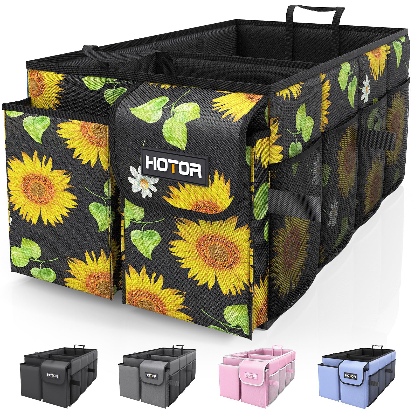HOTOR Foldable Trunk Organizer for SUVs & Sedans