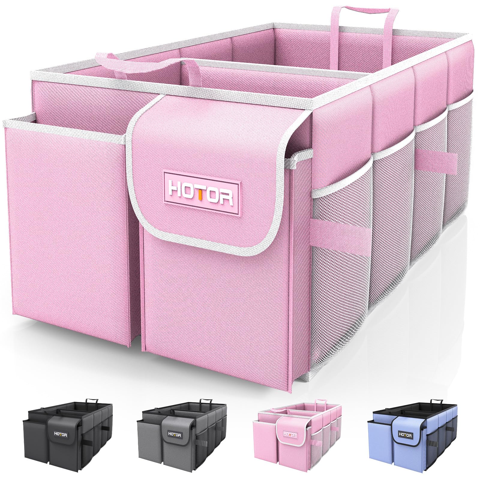 HOTOR Foldable Trunk Organizer for SUVs & Sedans